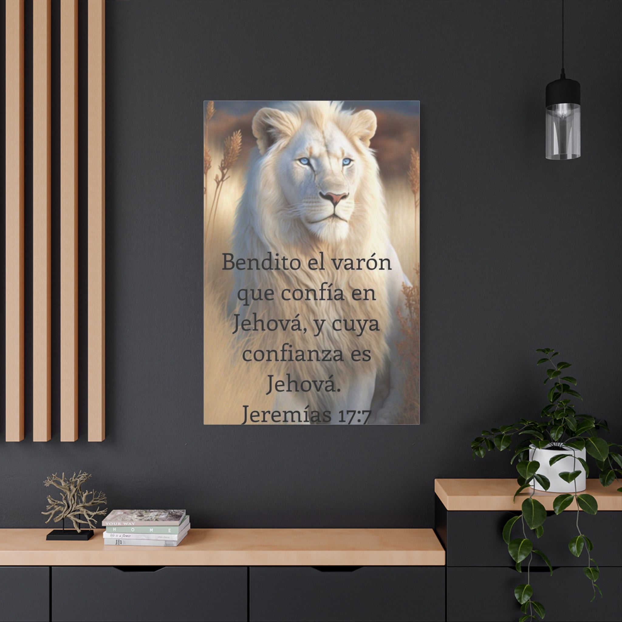Inspirational Art Print, Motivational Wall Decor, Animal Lover Gift, Religious Home Decoration, Uplifting Quote Canvas