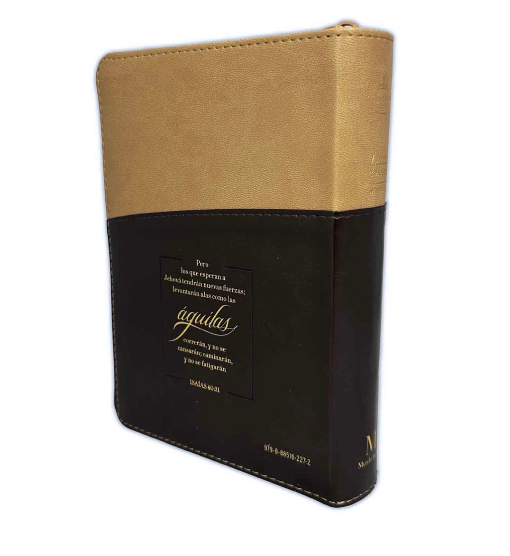 Biblia Águila con Cierre Compacta 11 puntos RV1960 imit café con índice - Pero los que esperan a Jehová