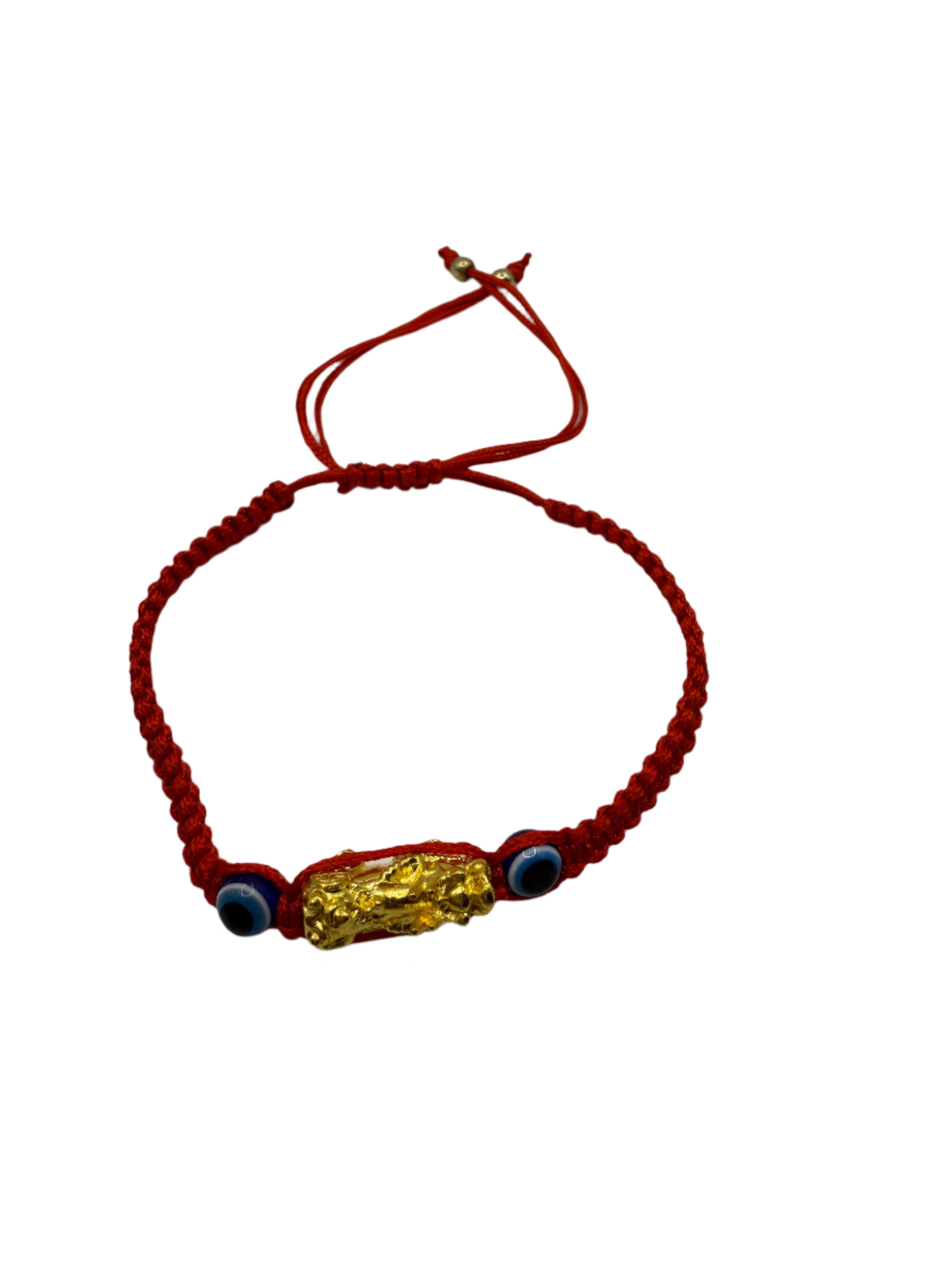 Blue Pearl Evil eye/Pixiu/Horshe Shoe/Thread Bracelet🧿Pulsera ajustable de Mal de ojo y Perlas Para la proteccion