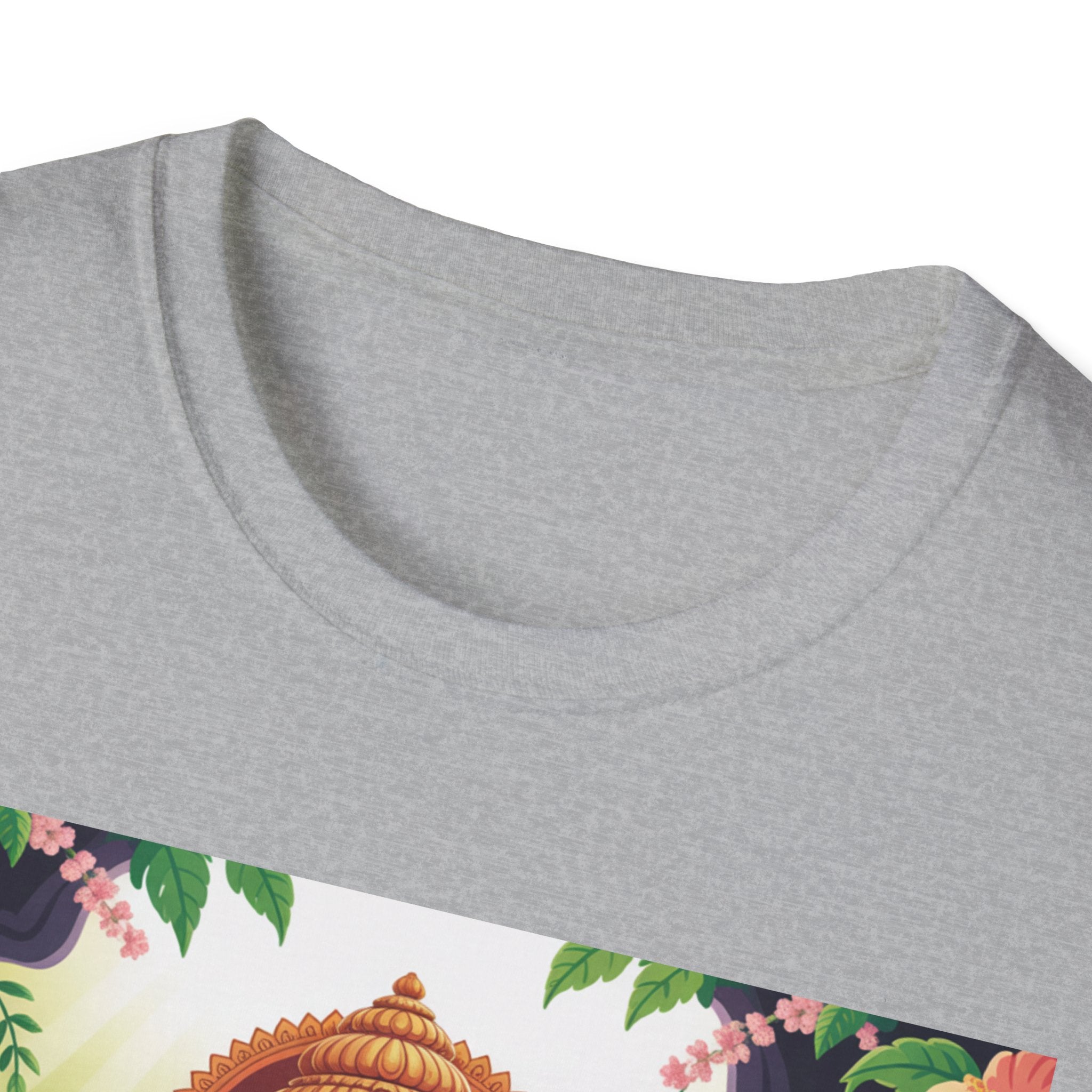 Vibrant Ganesha T-Shirt, Spiritual Unisex Tee, Festival Wear, Bohemian Style, Yoga Clothing, Gift for Her/Him