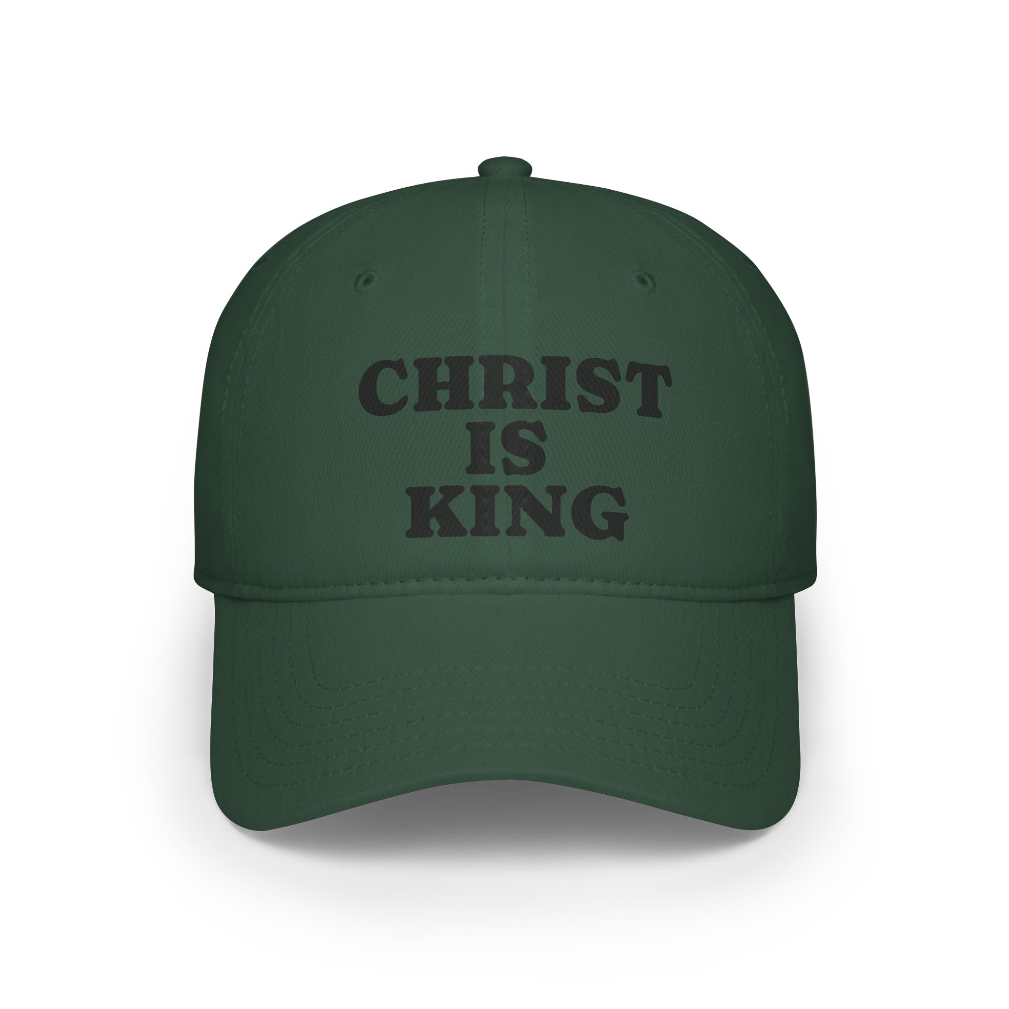 Christ is King, Religious Gift, Faith Accessory, Everyday Wear, Men’s and Women’s Cap
