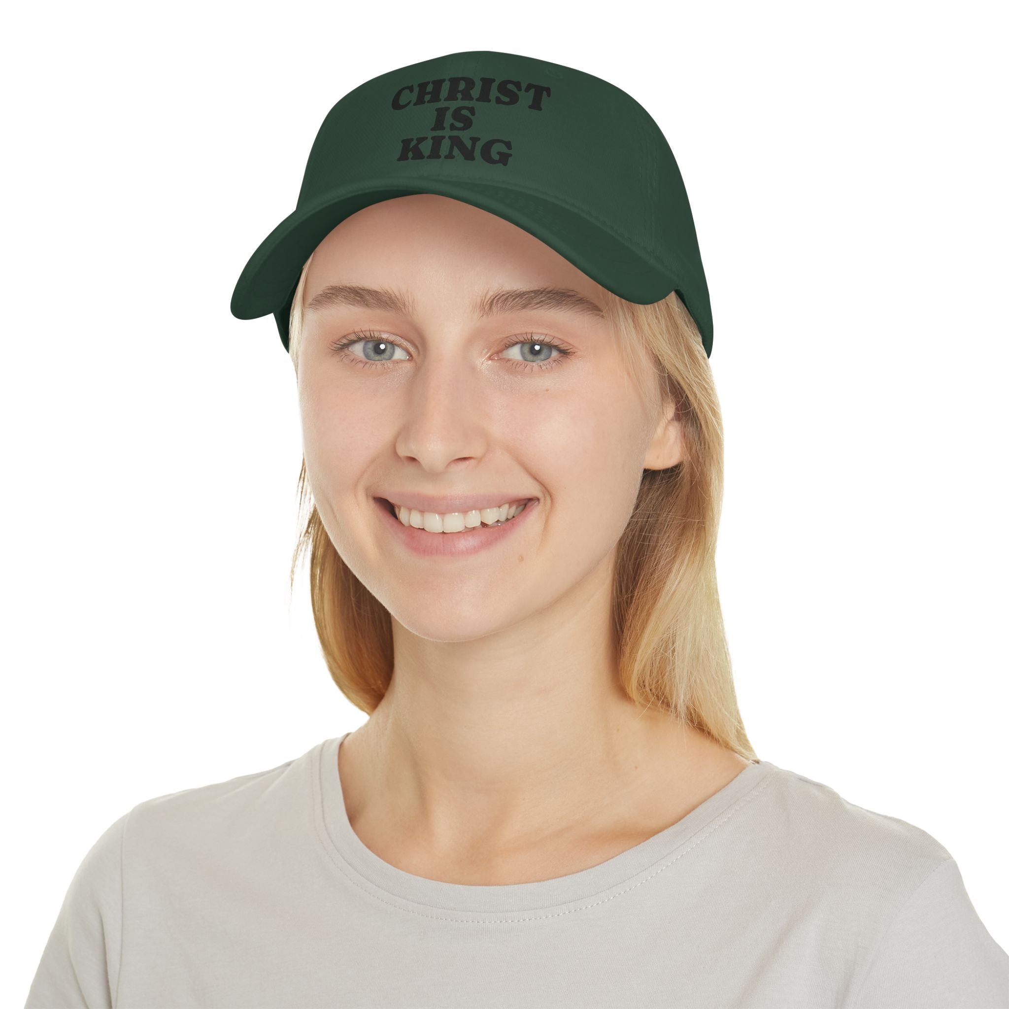 Christ is King, Religious Gift, Faith Accessory, Everyday Wear, Men’s and Women’s Cap