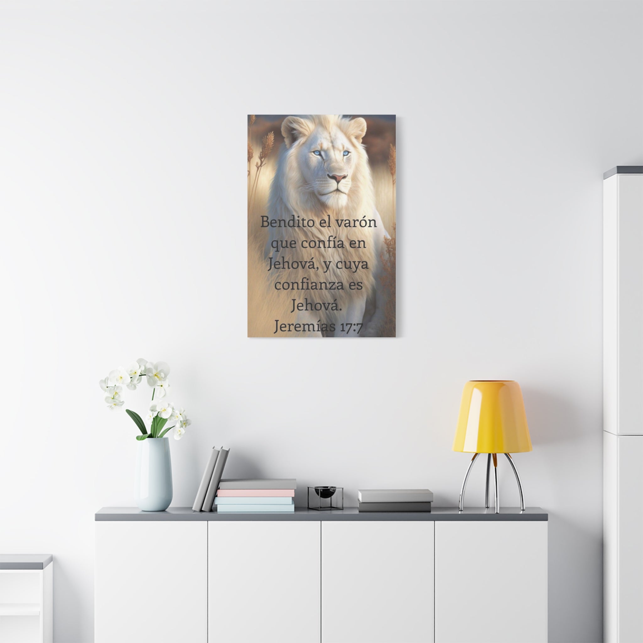Inspirational Art Print, Motivational Wall Decor, Animal Lover Gift, Religious Home Decoration, Uplifting Quote Canvas