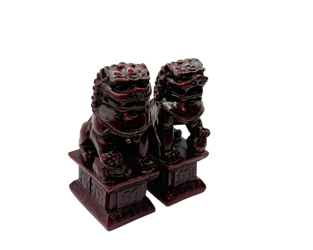 Set Of 2 Chinese Imperial Guardian Lions/ Fu Dogs
