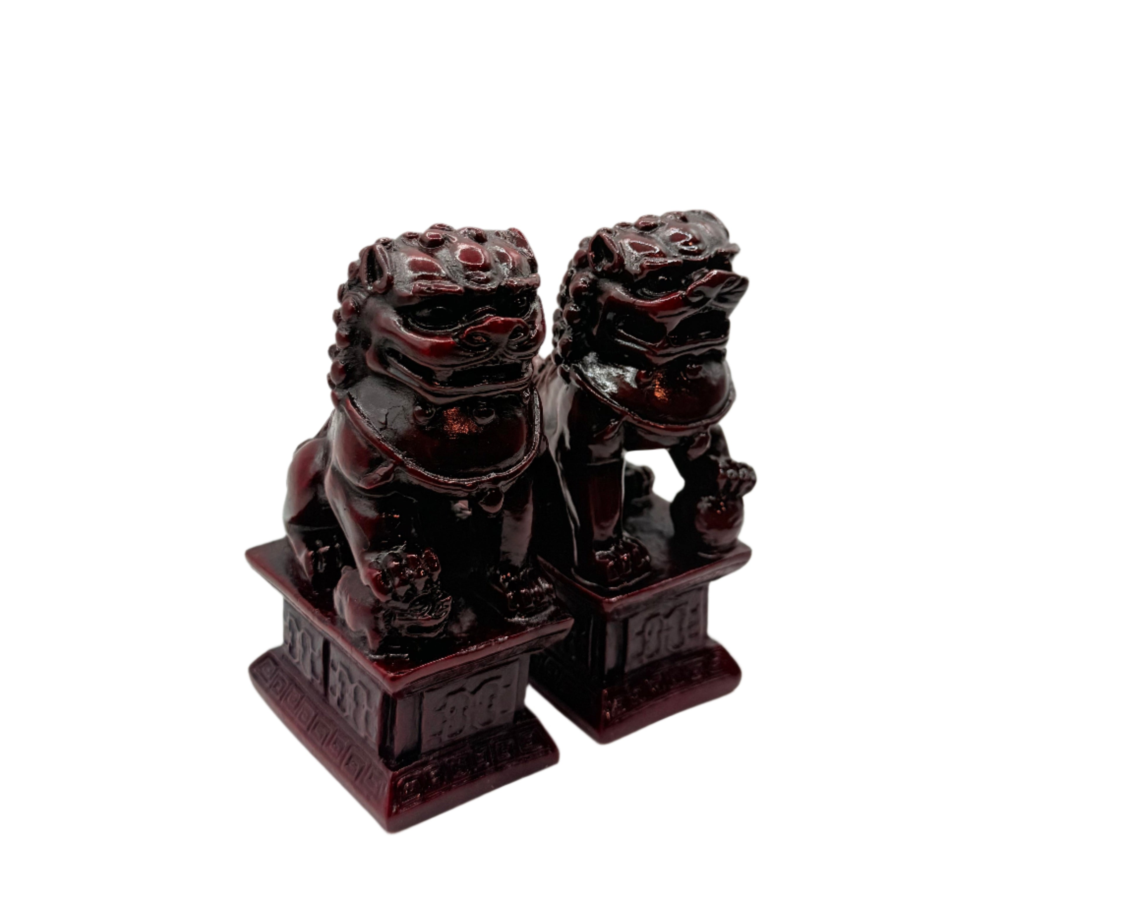 Set Of 2 Chinese Imperial Guardian Lions/ Fu Dogs