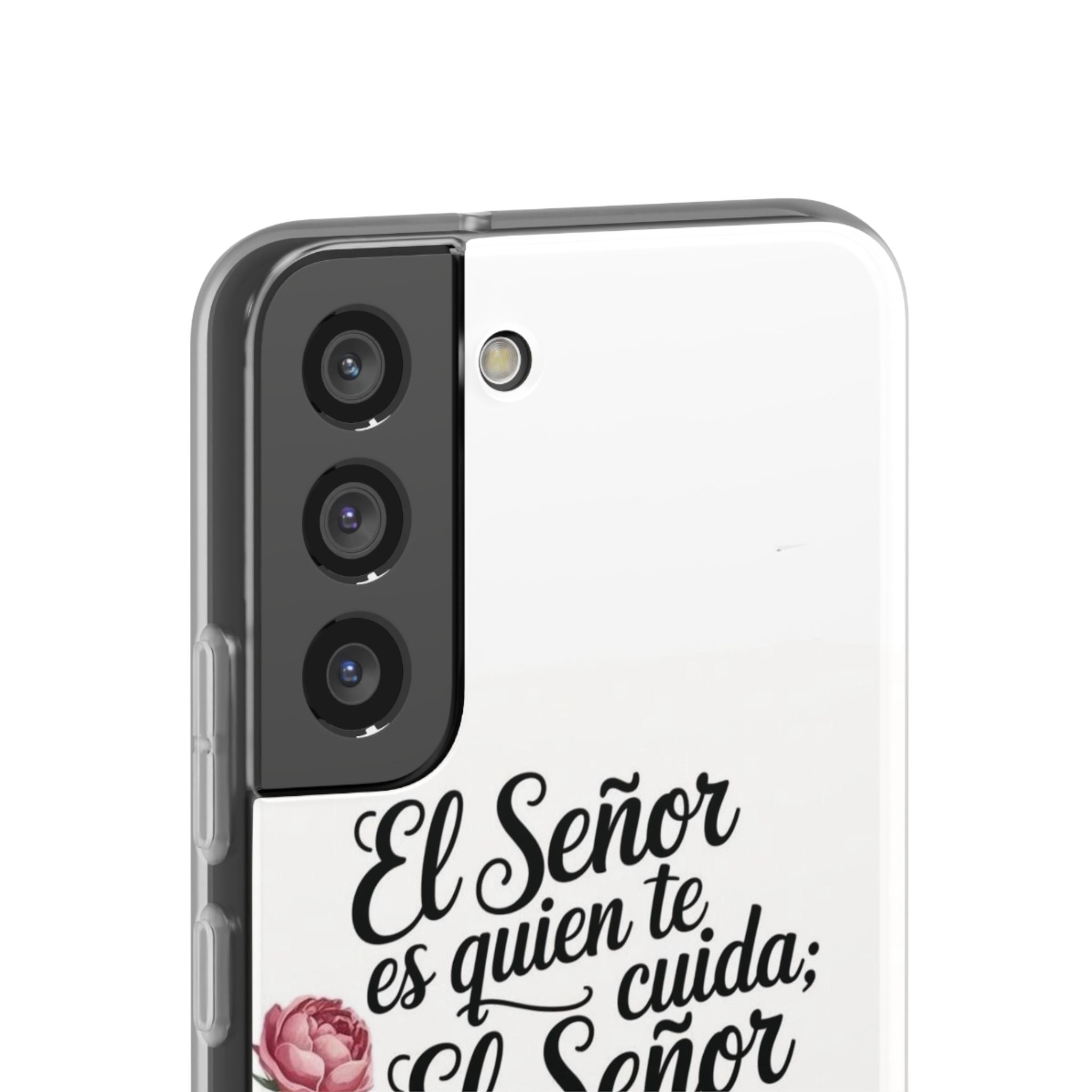Inspirational Phone Case with Psalm 121:5 Quote, Flexi Case for Protection, Bible Verse Case, Gift for Faith Lovers, Spiritual Décor