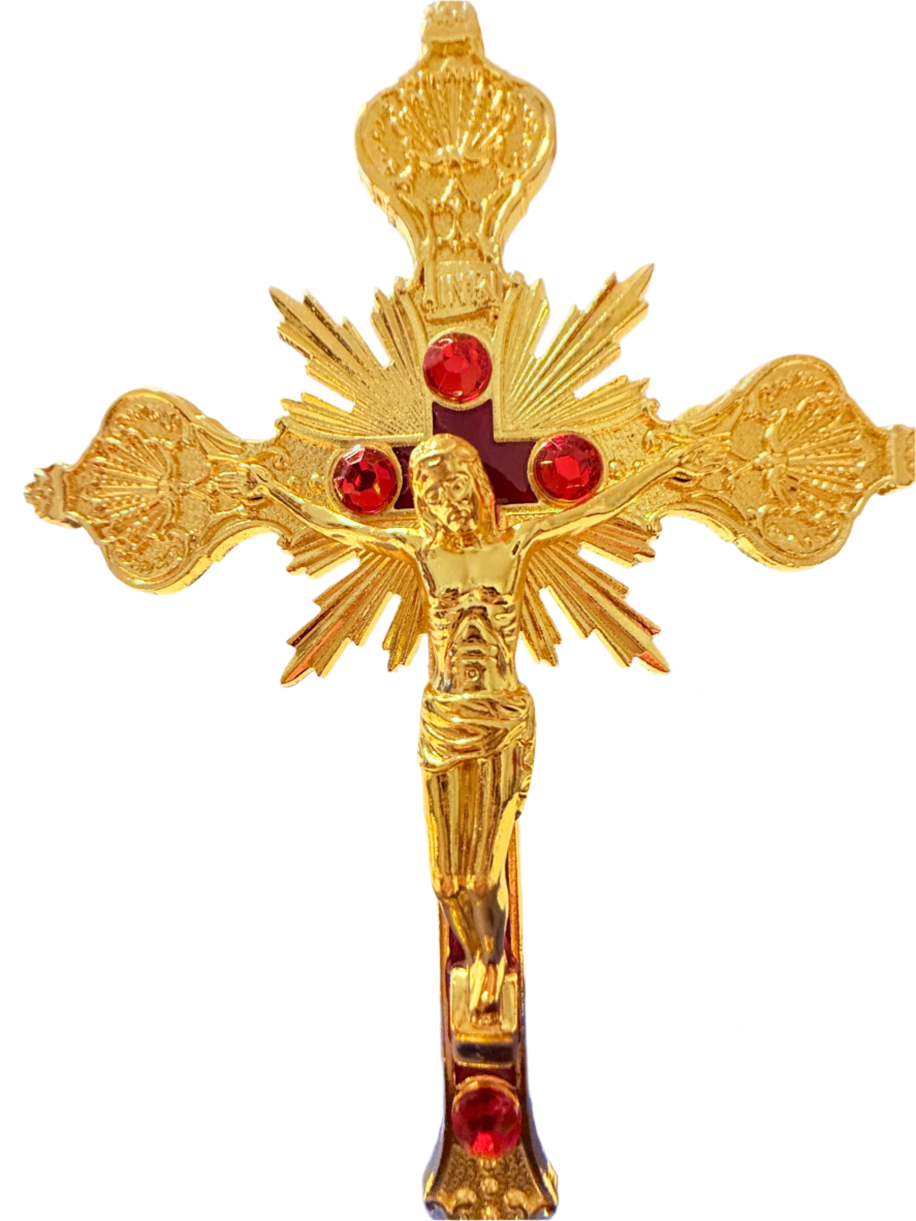 Beautiful Assorted Metal Crucifixes 5 in/9 in/11 in/12 in