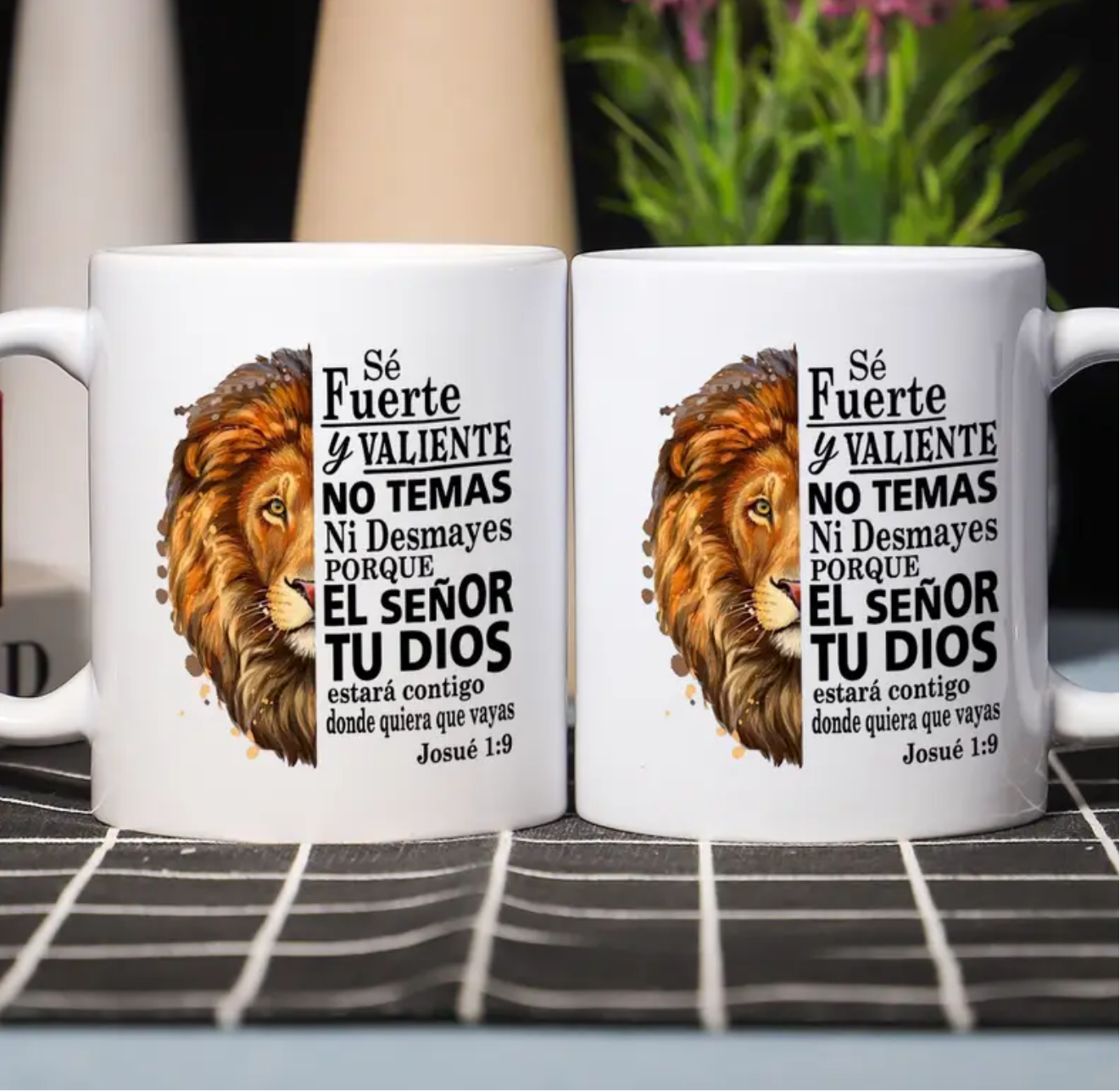 Christian mug, Taza Cristiana Con bonito Mensaje Biblico