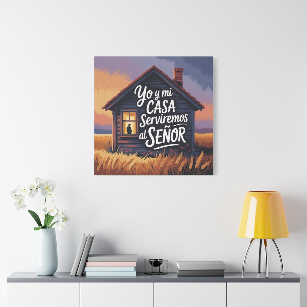 Inspirational Canvas Wall Art, Home Decor, Faith Quotes, Christian Gifts, Housewarming, Family Home Decoration