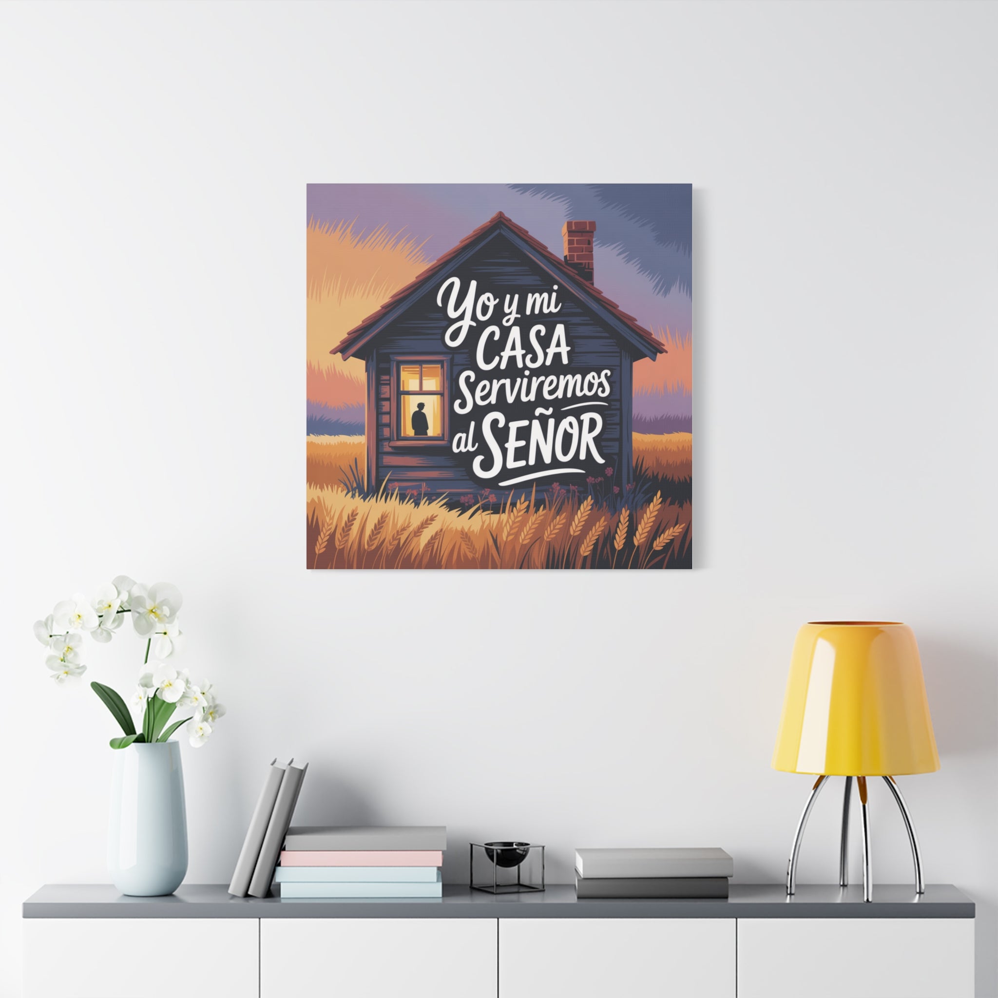 Inspirational Canvas Wall Art, Home Decor, Faith Quotes, Christian Gifts, Housewarming, Family Home Decoration