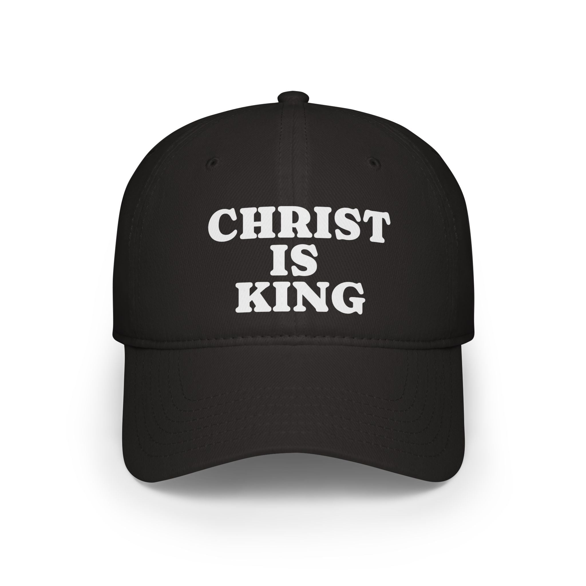 Christ is King, Religious Gift, Faith Accessory, Everyday Wear, Men’s and Women’s Cap