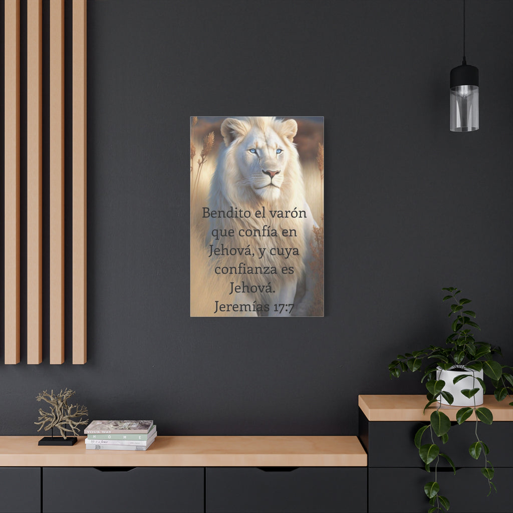 Inspirational Art Print, Motivational Wall Decor, Animal Lover Gift, Religious Home Decoration, Uplifting Quote Canvas