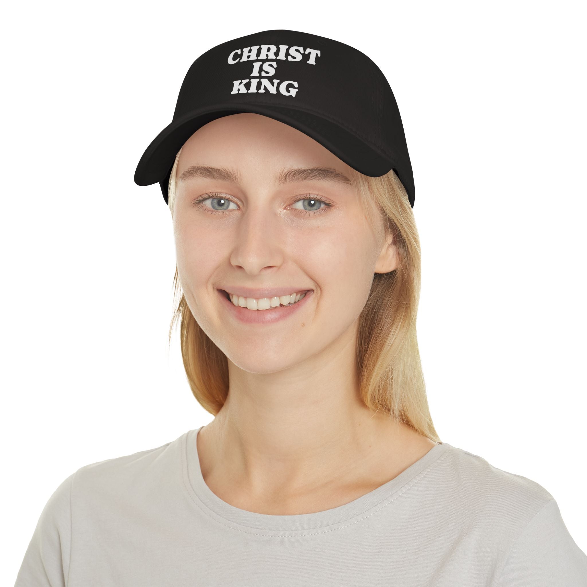 Christ is King, Religious Gift, Faith Accessory, Everyday Wear, Men’s and Women’s Cap