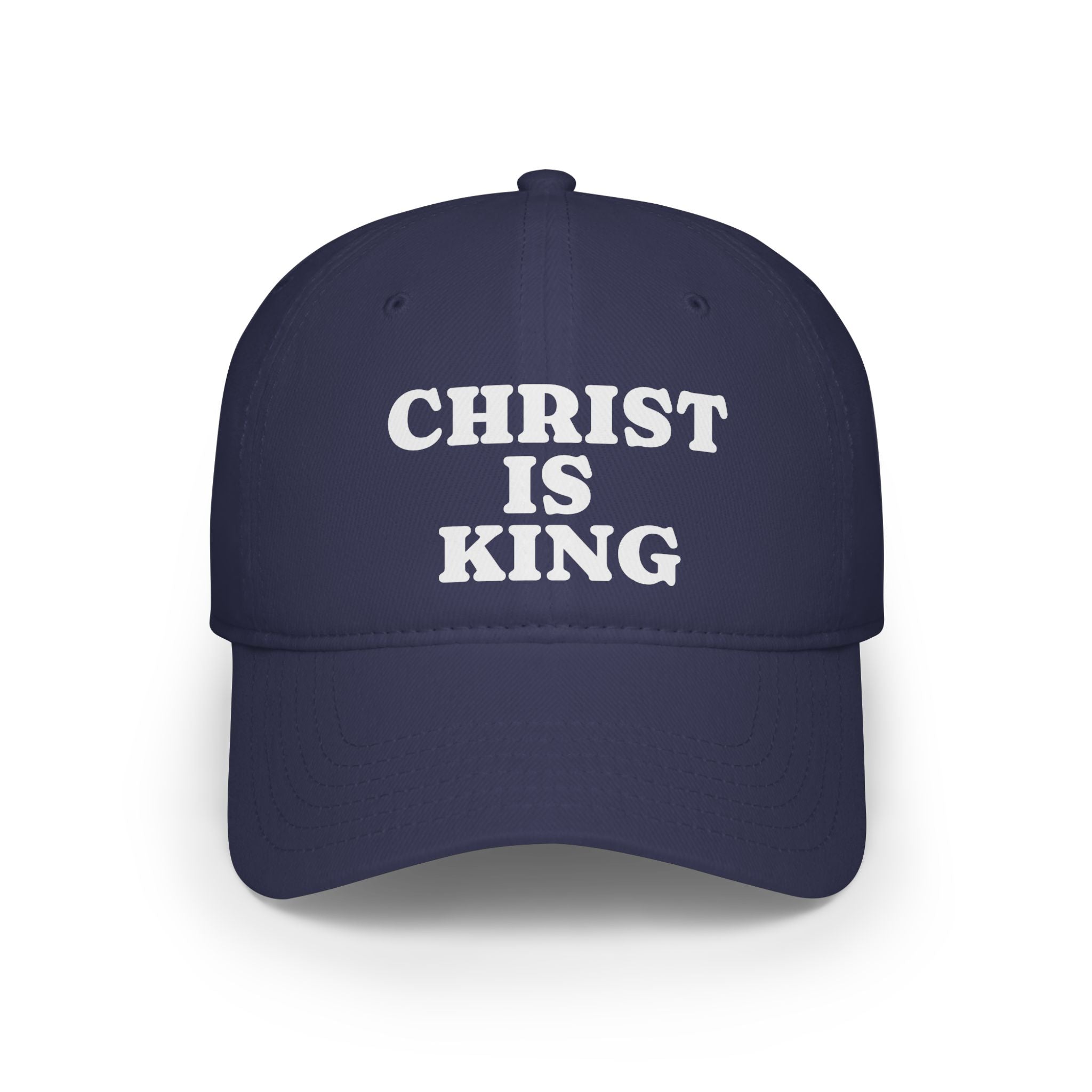 Christ is King, Religious Gift, Faith Accessory, Everyday Wear, Men’s and Women’s Cap