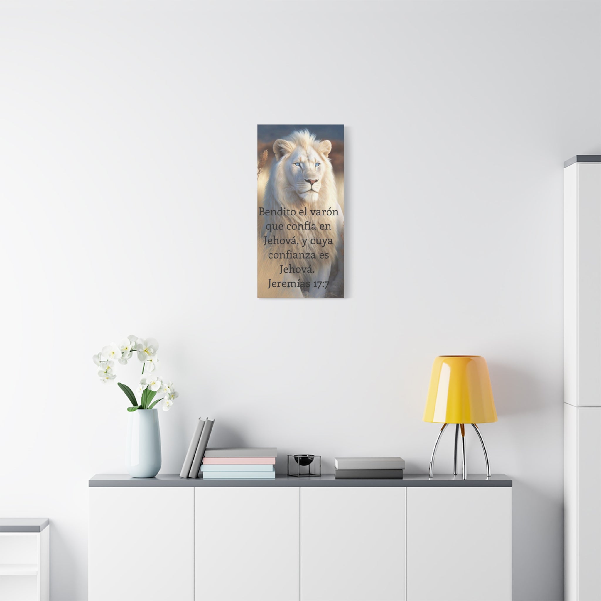 Inspirational Art Print, Motivational Wall Decor, Animal Lover Gift, Religious Home Decoration, Uplifting Quote Canvas