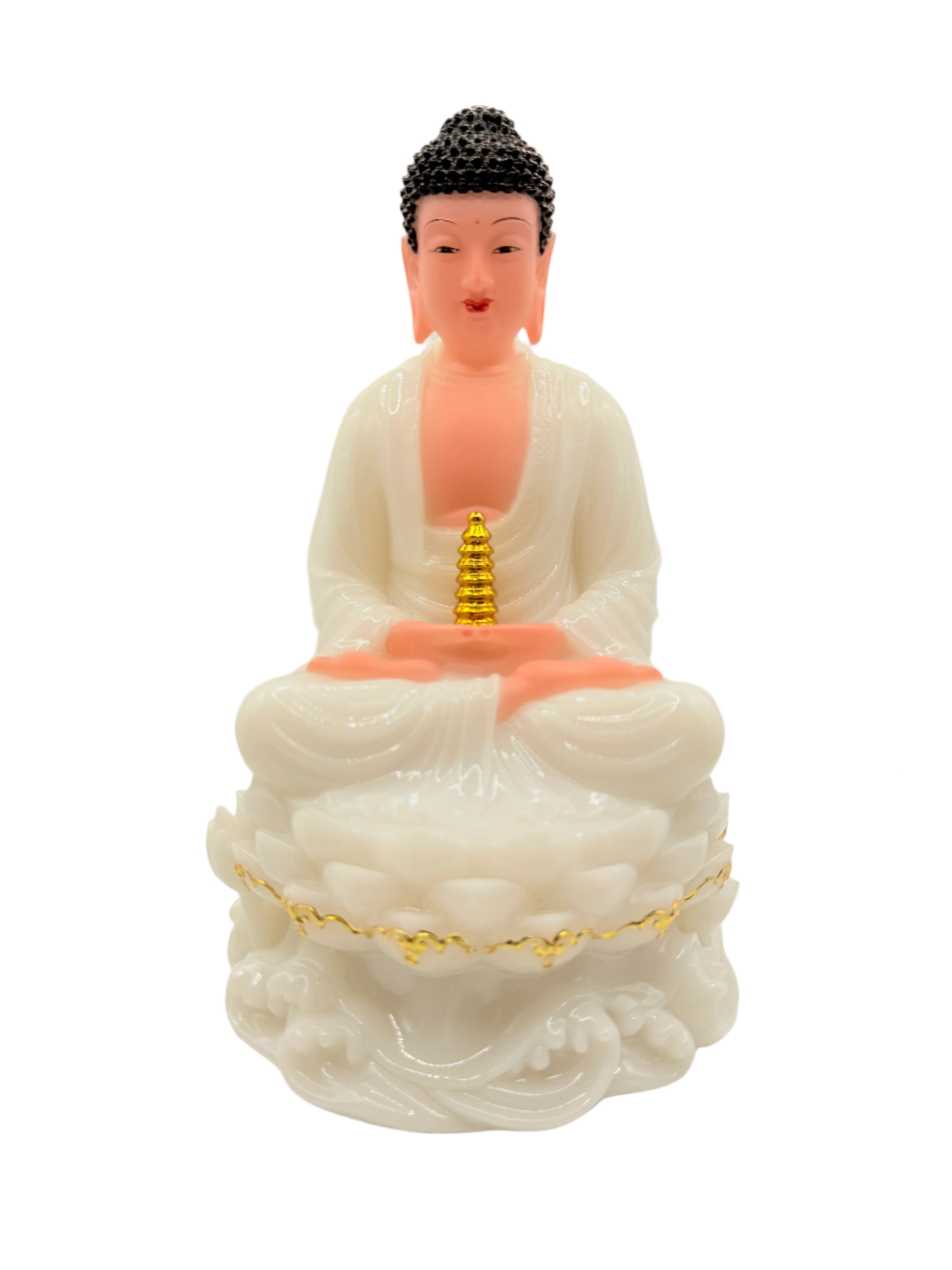 Beautiful White Buddha Statue