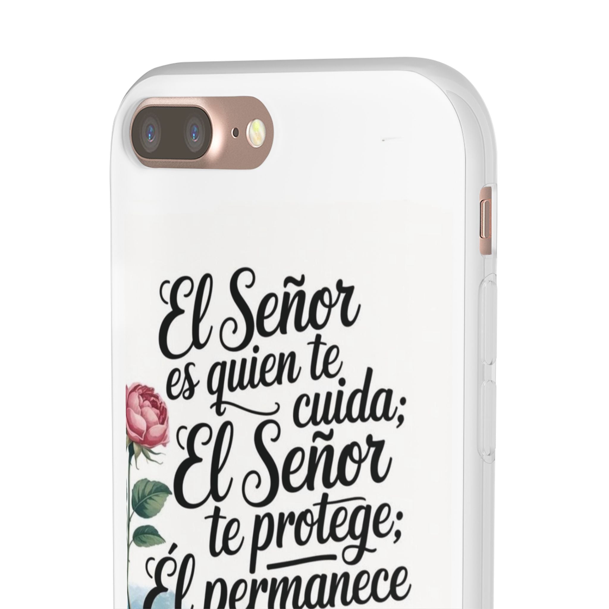 Inspirational Phone Case with Psalm 121:5 Quote, Flexi Case for Protection, Bible Verse Case, Gift for Faith Lovers, Spiritual Décor