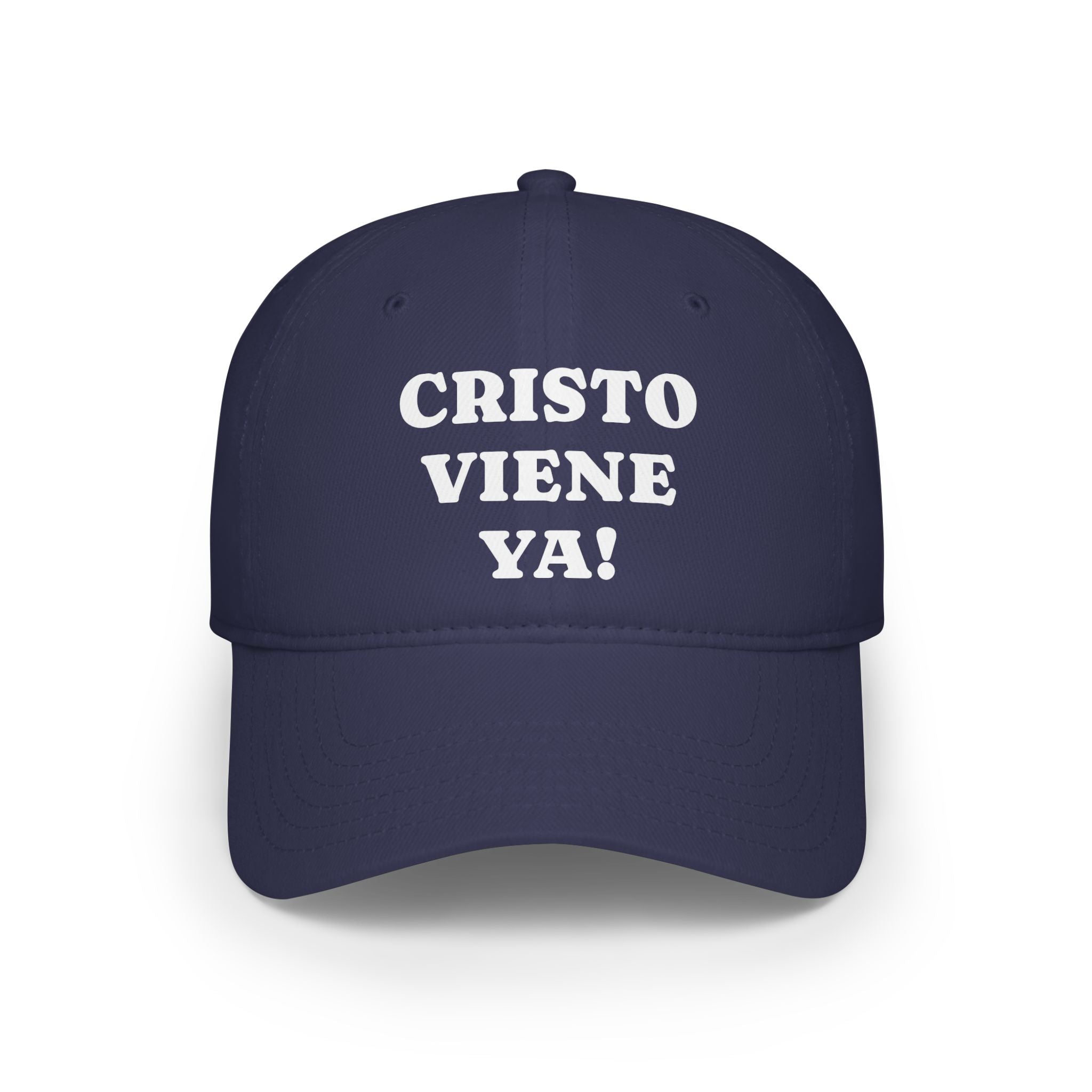 Cristo Viene Yaa Gorra, Vibrant Religious Baseball Cap, Faith Hat, Christian Hat, Gift for Believers, Red Cap with Text