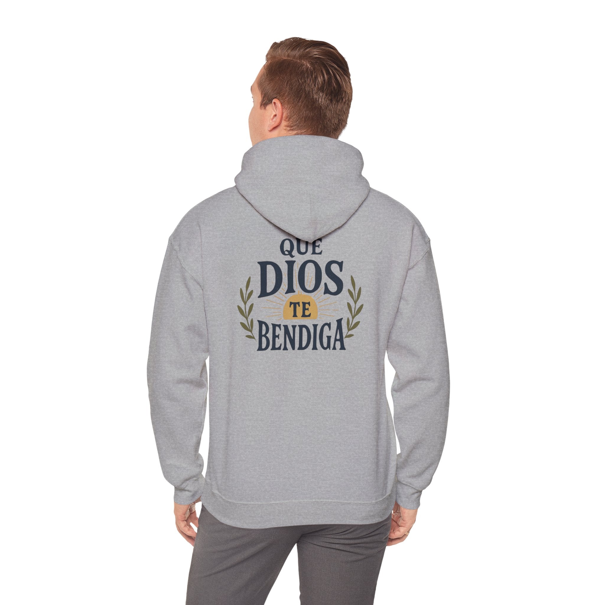 Christian Hoodie - "Todo lo puedo en Cristo" / "Dios te bendiga" Inspirational Spanish Pullover