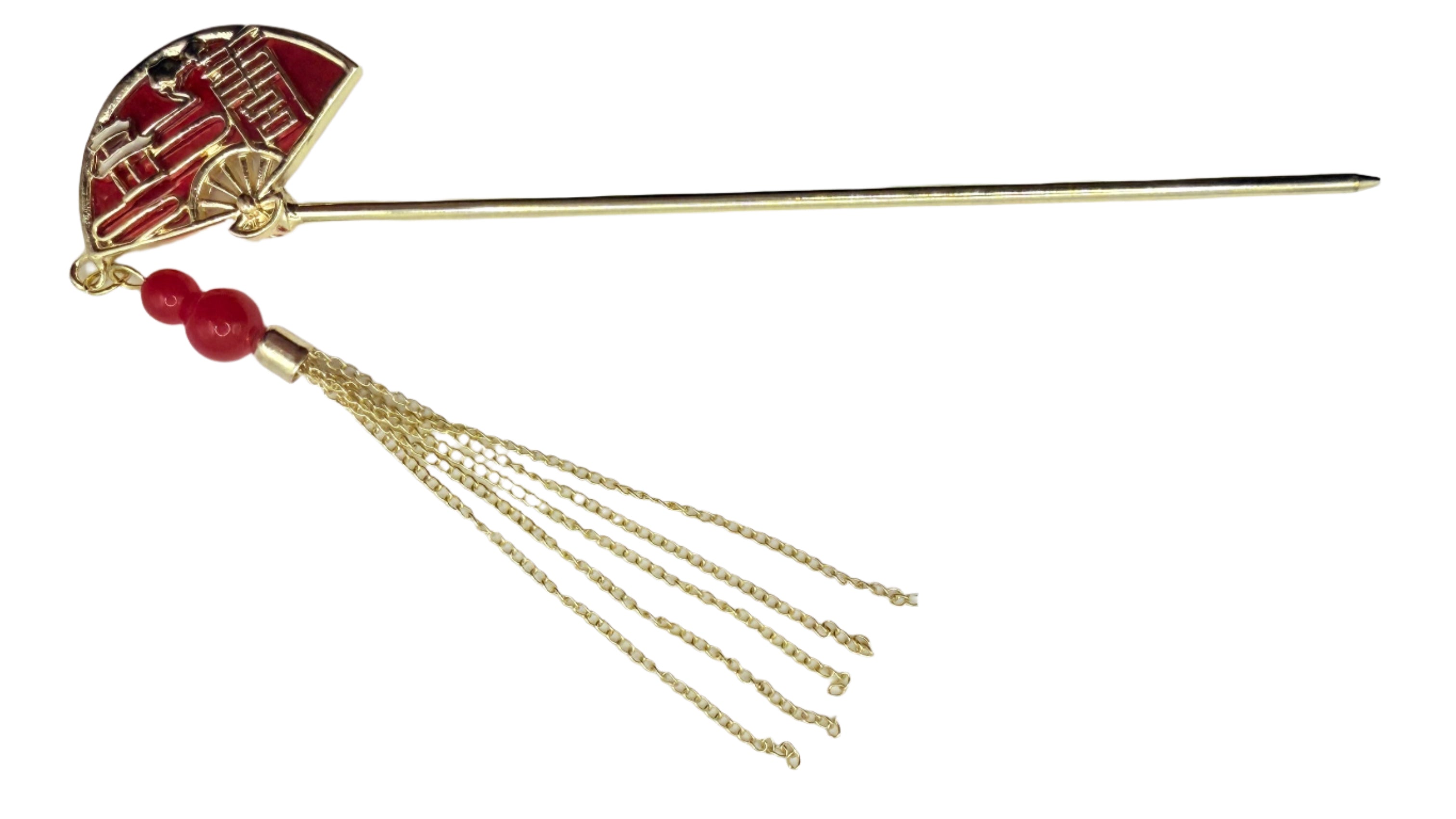 Chinese-style hairpin簪 (zān), 步摇 (bùyáo)