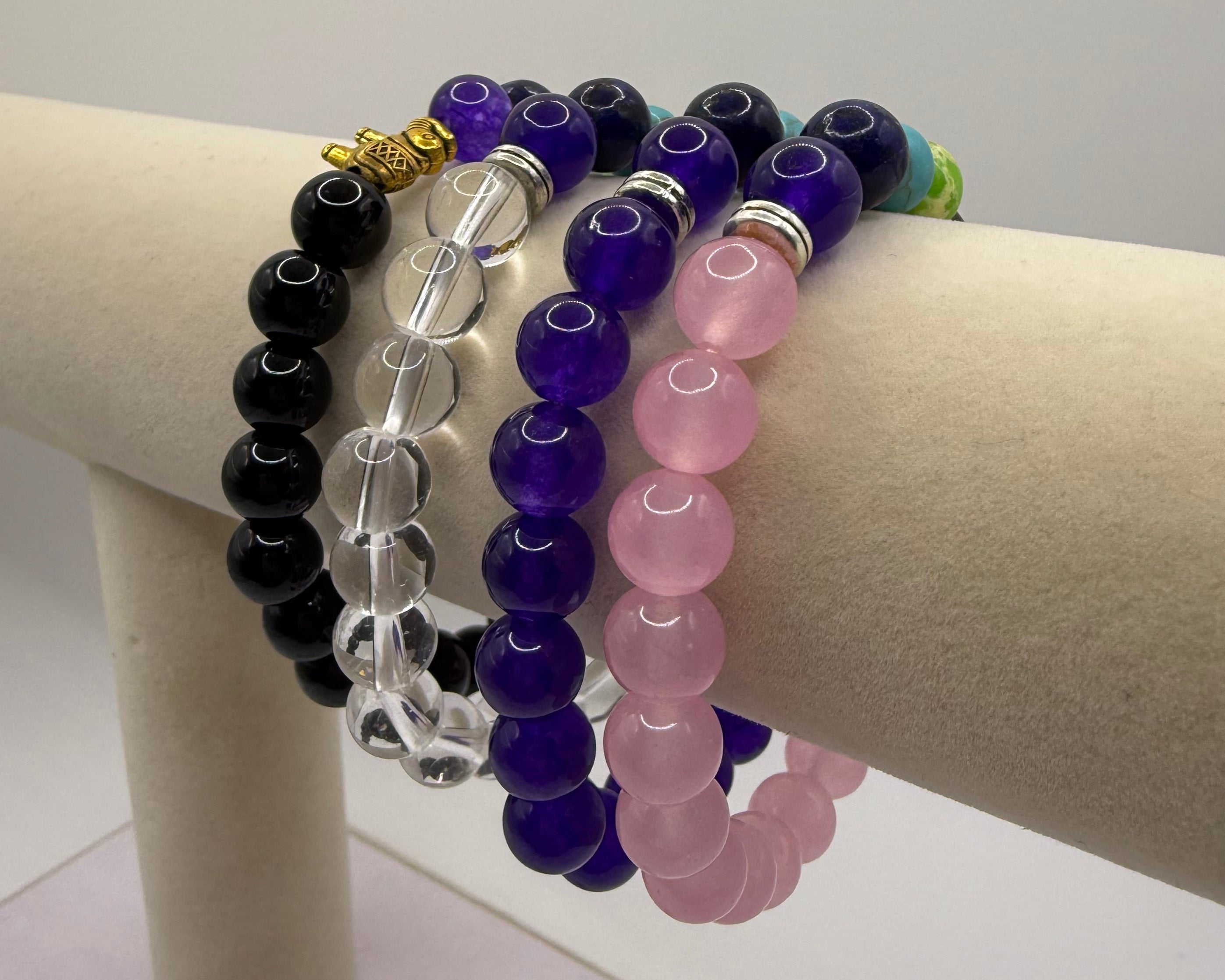 7 Chakra Colorful Beaded Bracelet Beads Yoga Healing Energy Stone