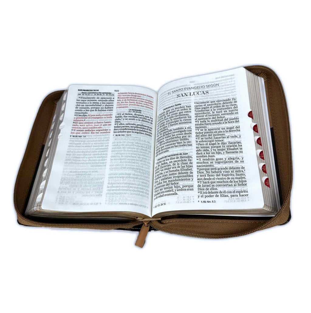 Biblia Águila con Cierre Compacta 11 puntos RV1960 imit café con índice - Pero los que esperan a Jehová