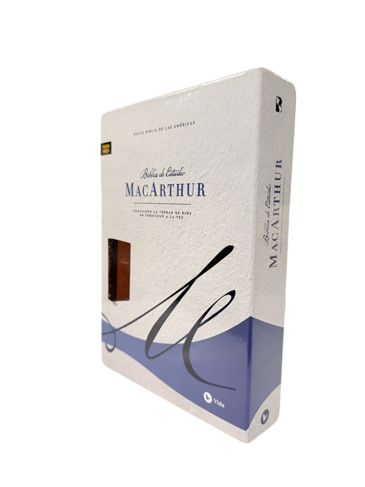 Biblia de Estudio MacArthur NBLA versión de las Américas Café Con Índice