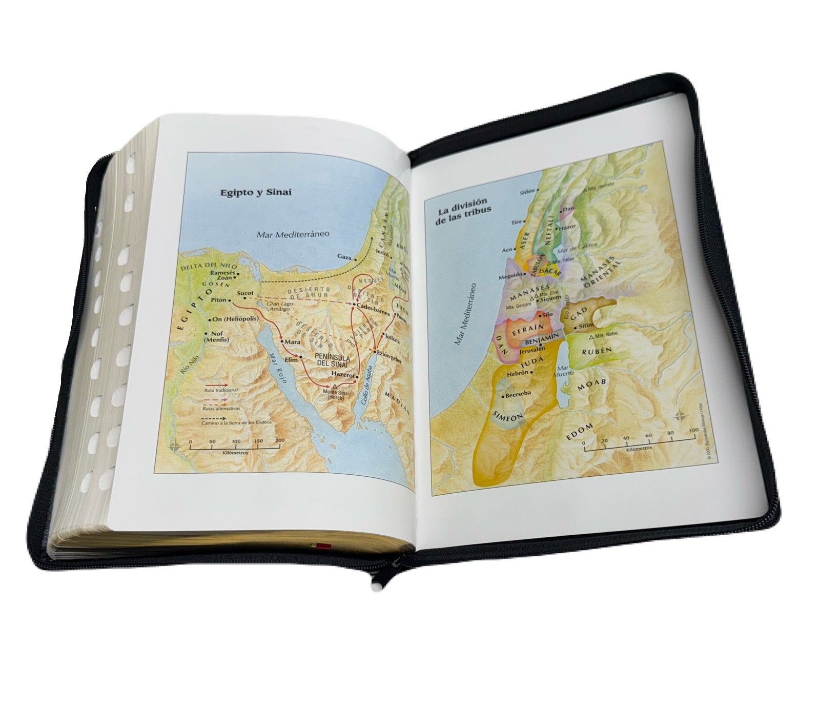 Biblia Letra Súper Gigante 19pts Con Cierre/Index Negro