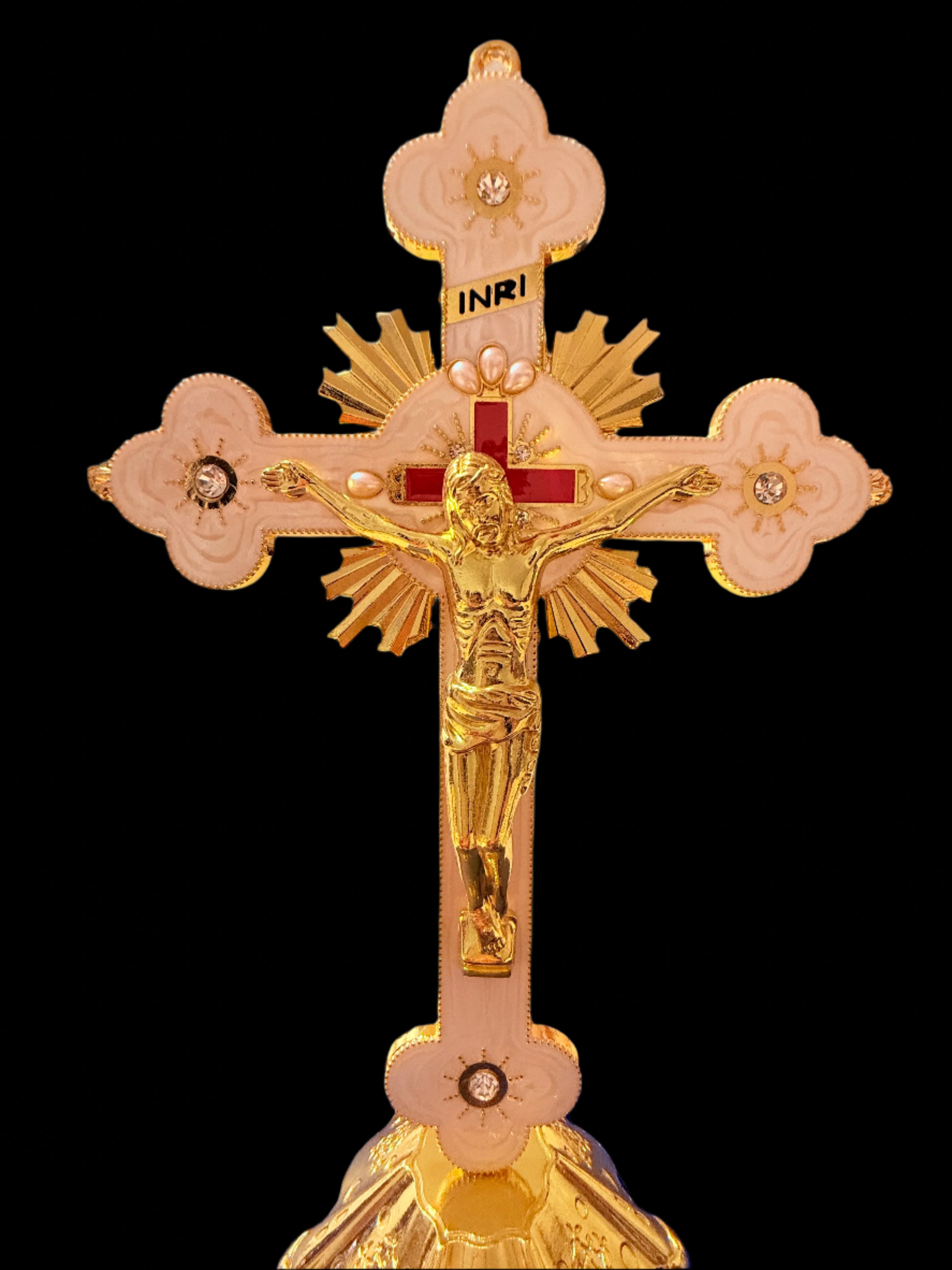 Beautiful Assorted Metal Crucifixes 5 in/9 in/11 in/12 in