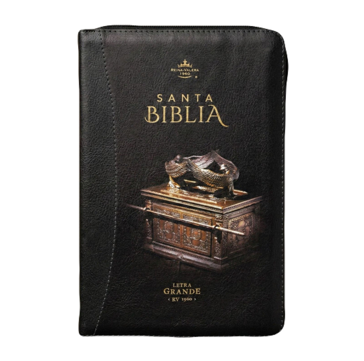 Biblia Letra Grande 12pts Con Cierre/Index RV1960 Vino Arca De La Alianza