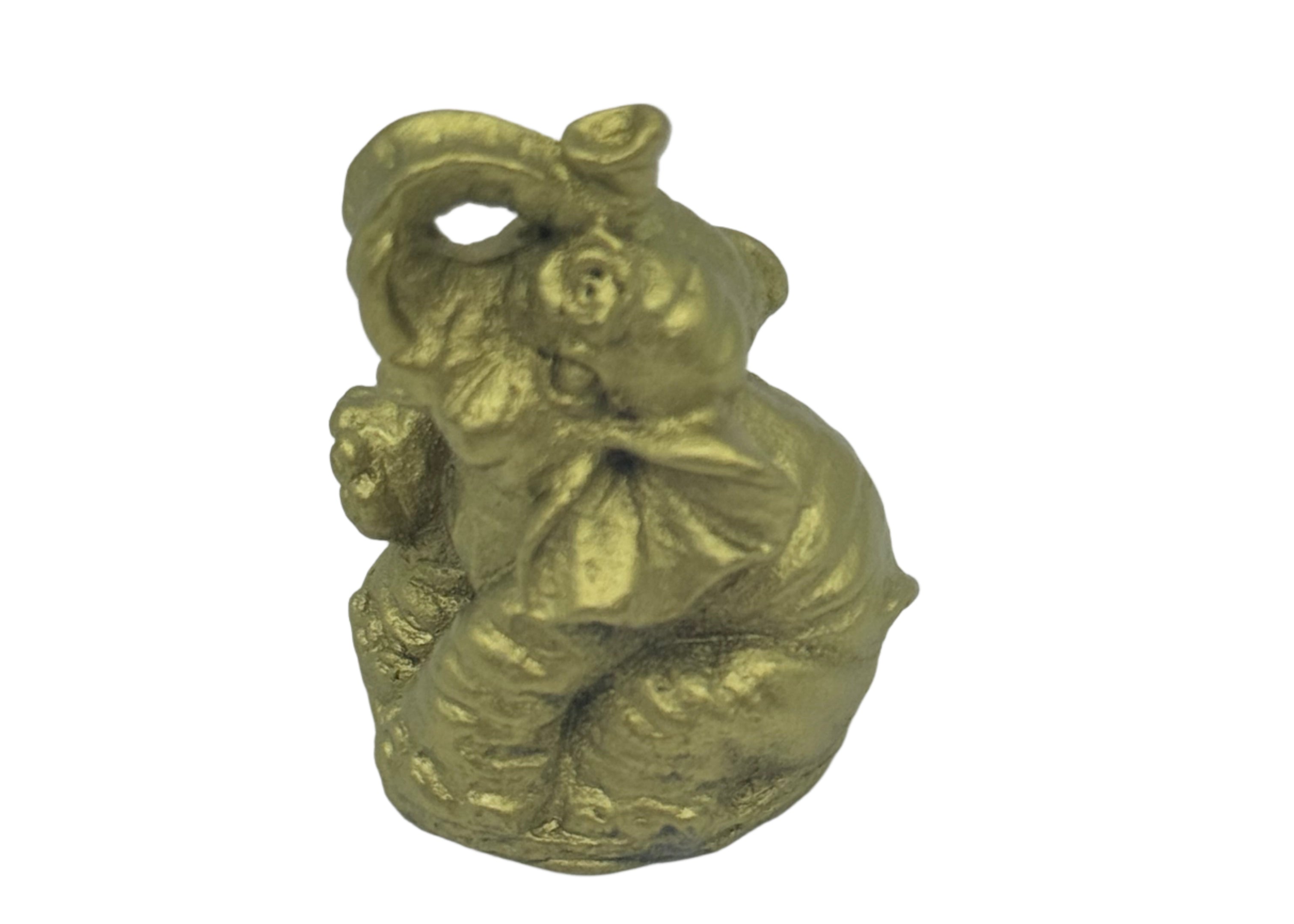 6 Small Feng Shui Elephants Figurines