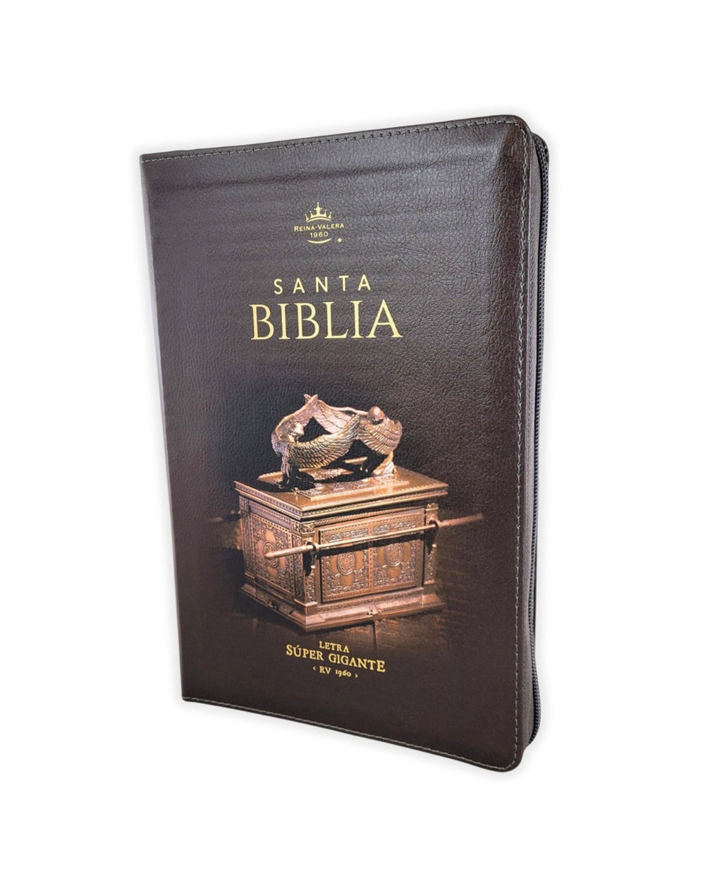 Biblia Letra Súper Gigante 19pts Con Cierre/Index Arca De La Alianza RV1960