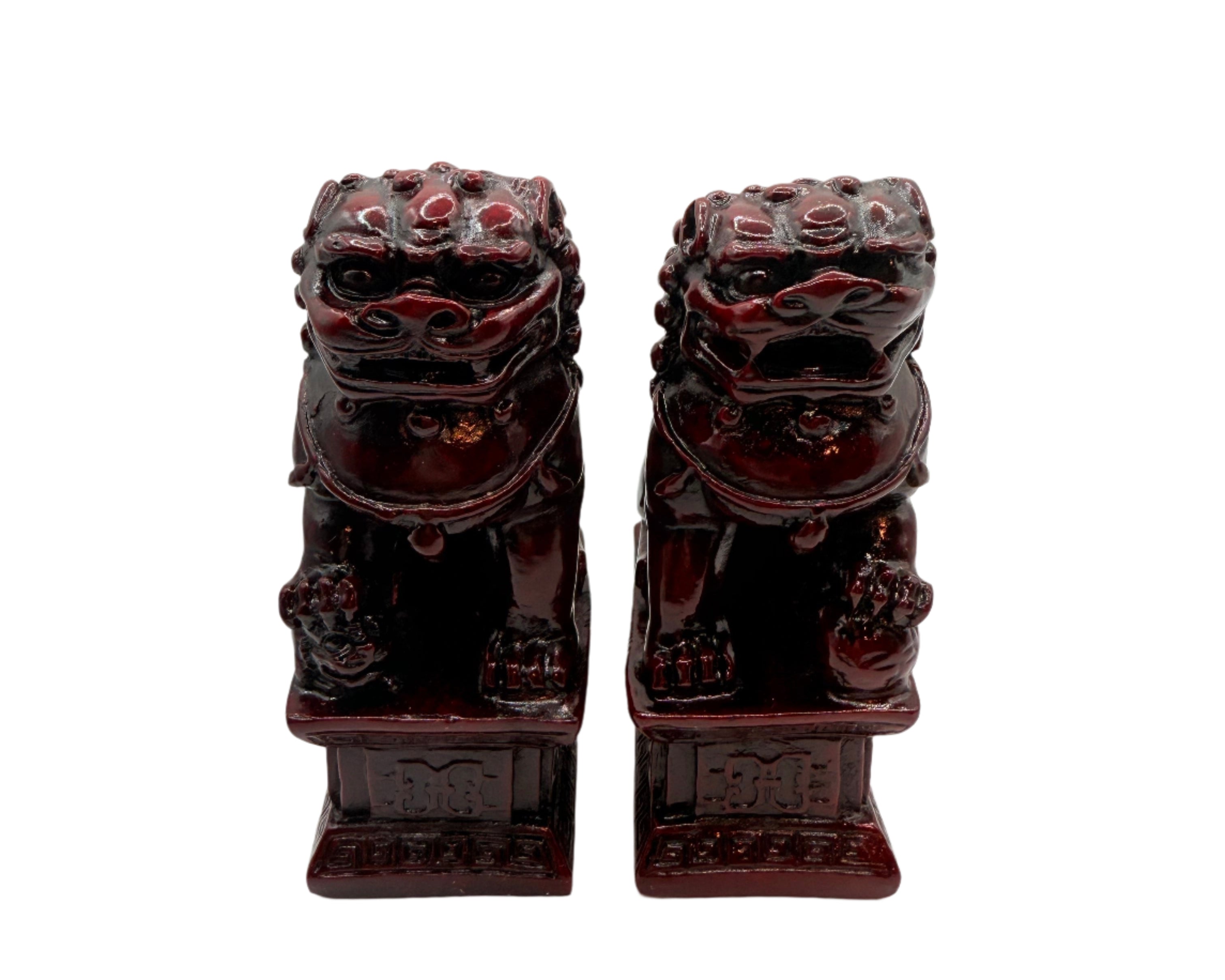 Set Of 2 Chinese Imperial Guardian Lions/ Fu Dogs