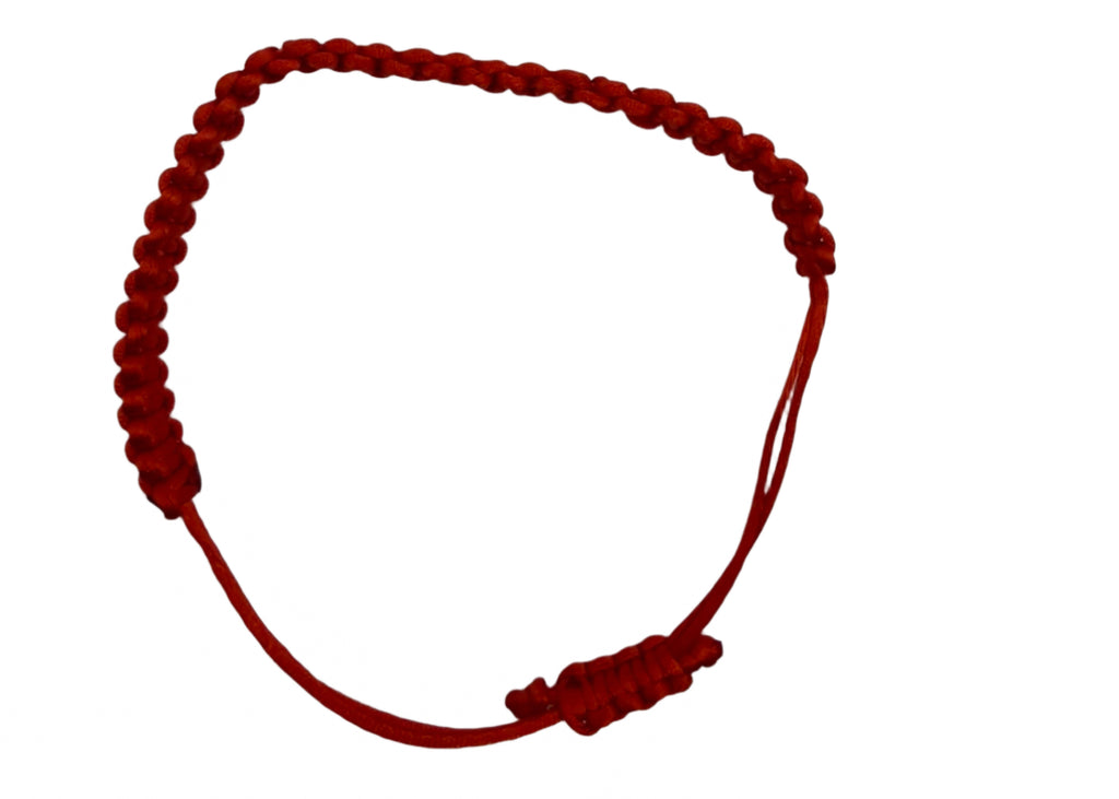 Red String Bracelet | Waterproof Adjustable Hand-Braided | Dainty Evil Eye Protection Charm | Handmade Lucky Gift for All