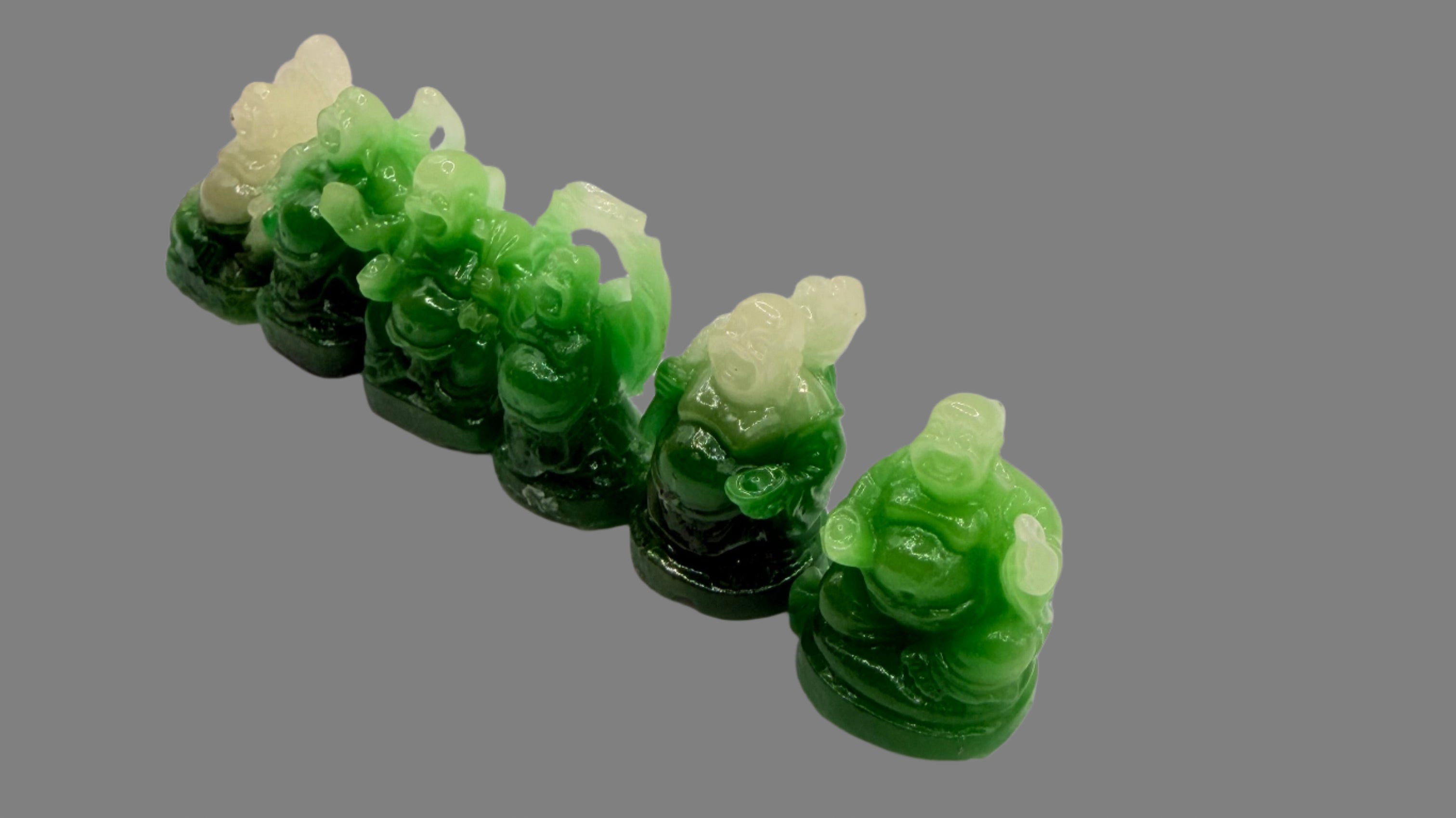 Set of 6 Laughing Buddha/ Lucky Buddha/ Budai