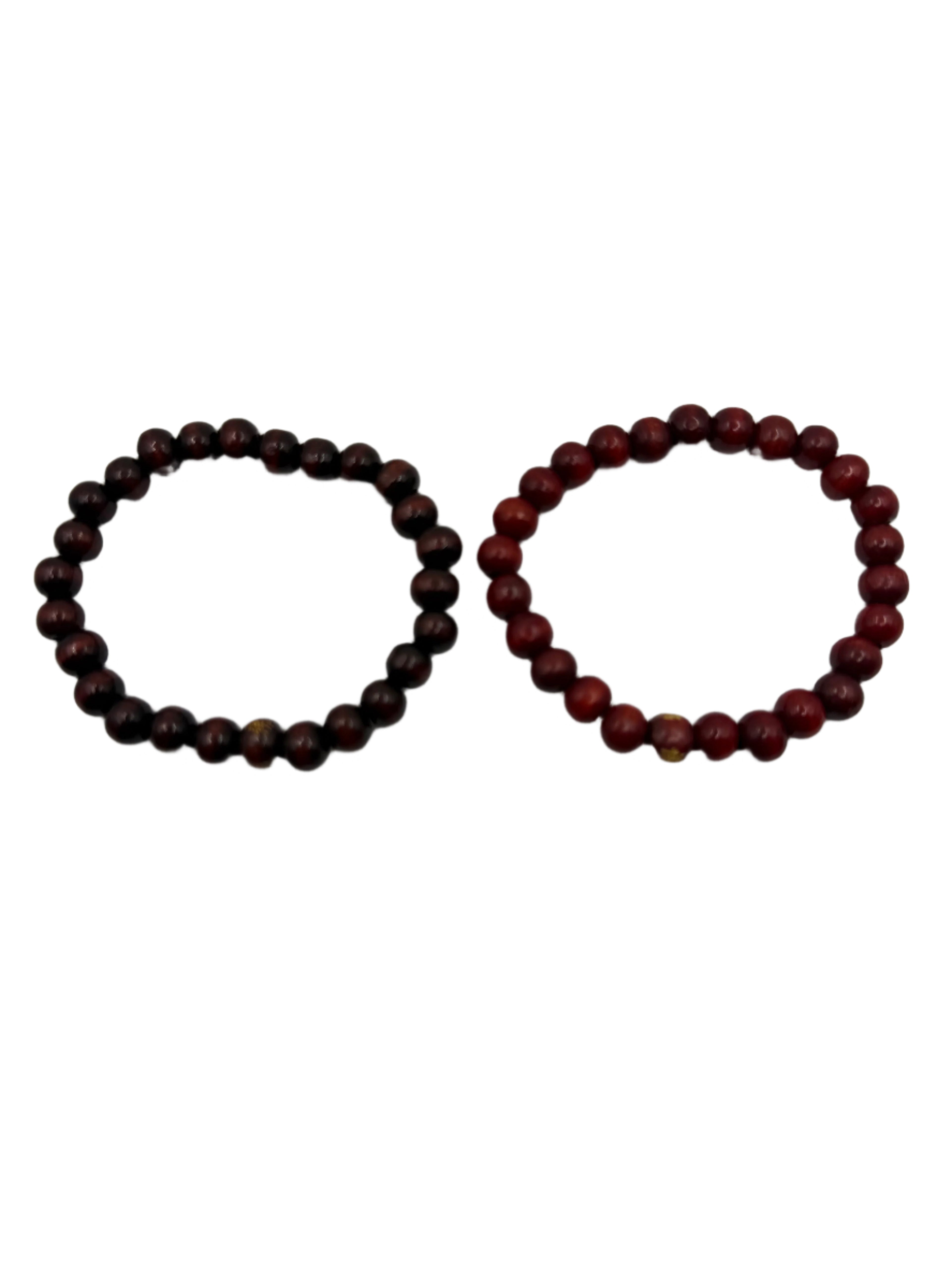 Tibetan Red Wood Imitation Buddhist Mala Prayer Stretch Bracelet Chinese Calligraphy Buddhist Prayer Beads Stretch Bracelet, Protection, Ideal Meditation Accessory