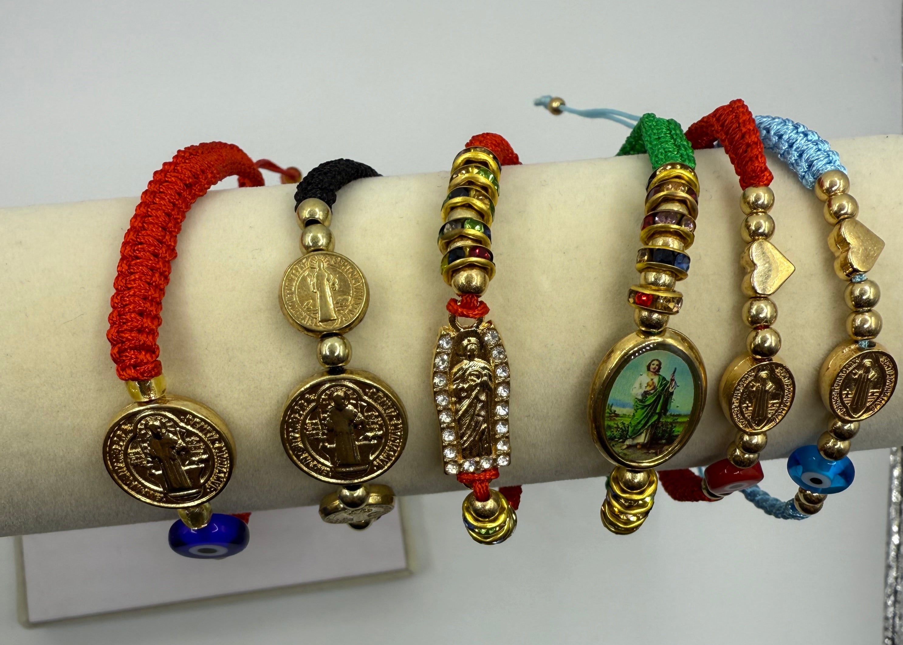 St Jude(Sand Judas)/ St Benedict Bracelets for Protection