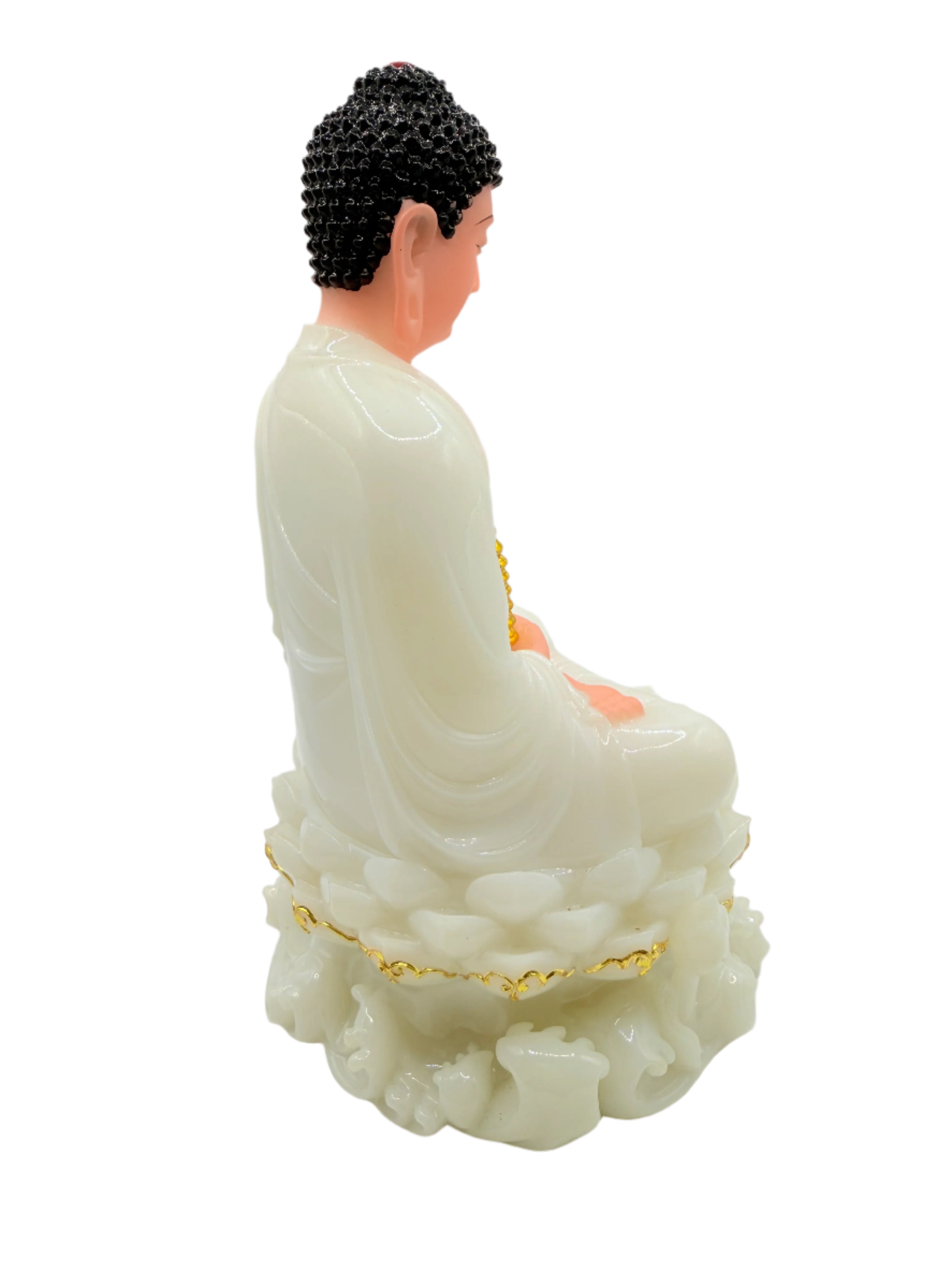 Beautiful White Buddha Statue