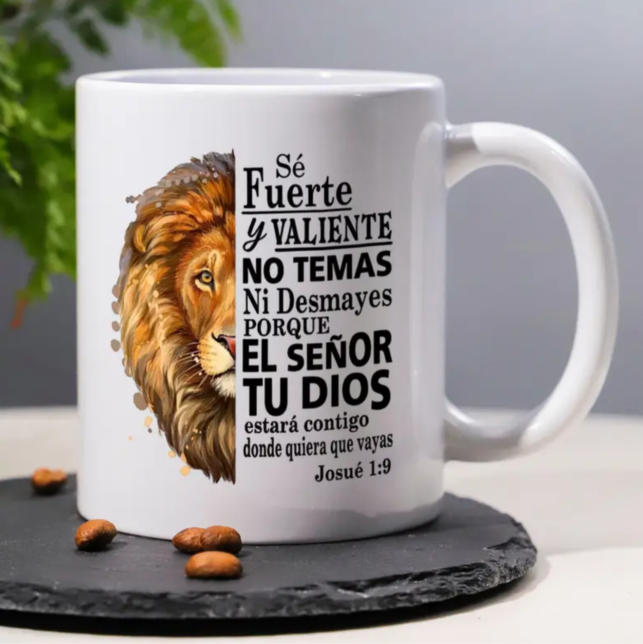 Christian mug, Taza Cristiana Con bonito Mensaje Biblico