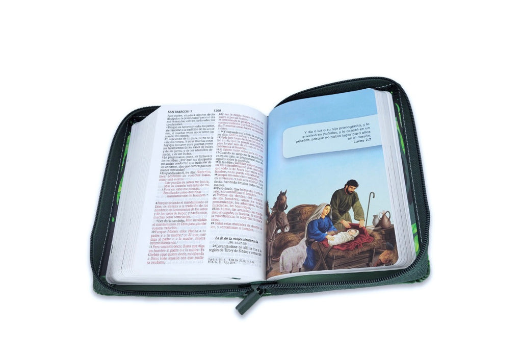 Biblia Compacta con Cierre para Niños RV1960 imit piel arca