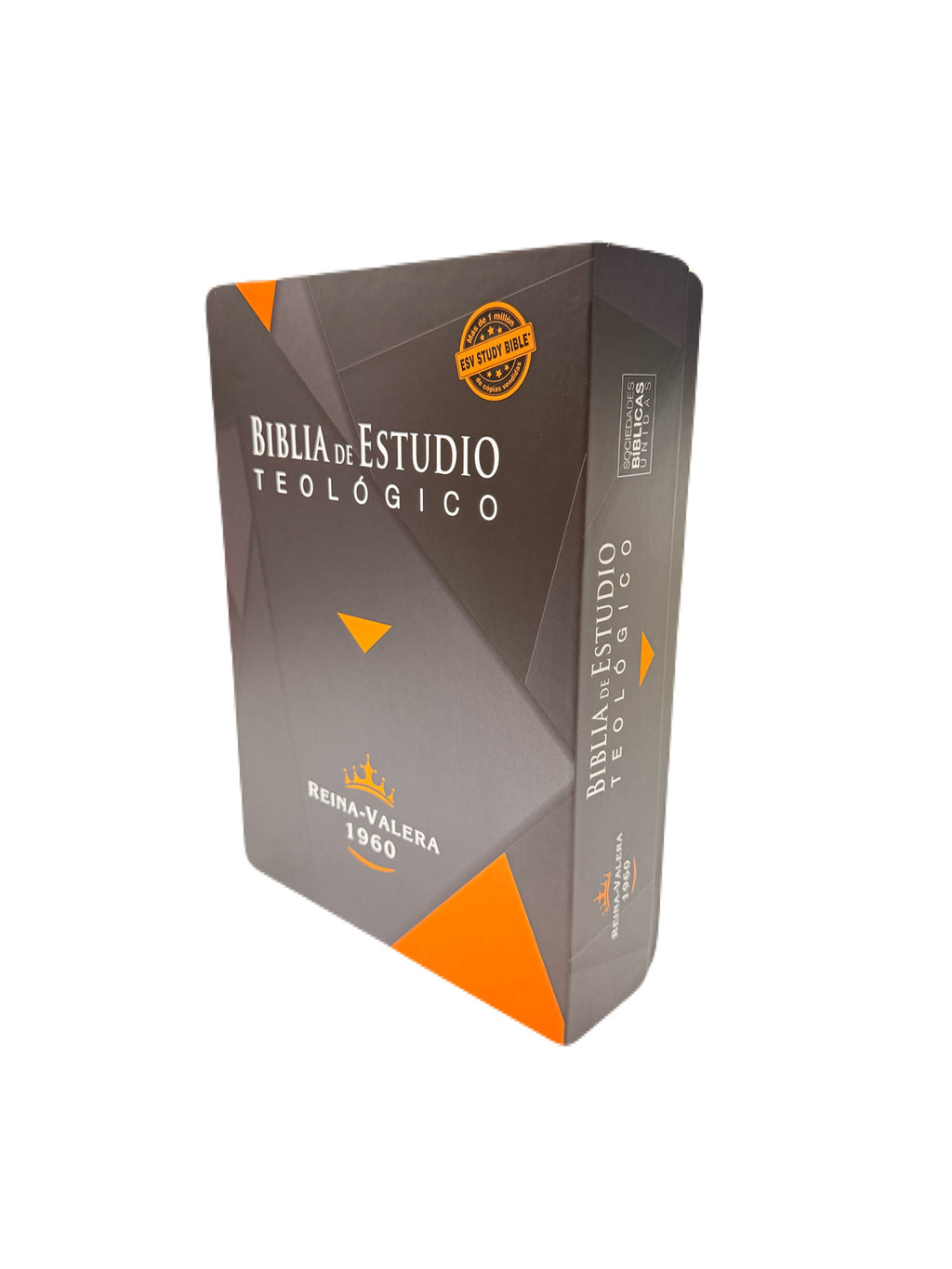 Biblia De Estudio Teológico Negro con Índice RV 1960