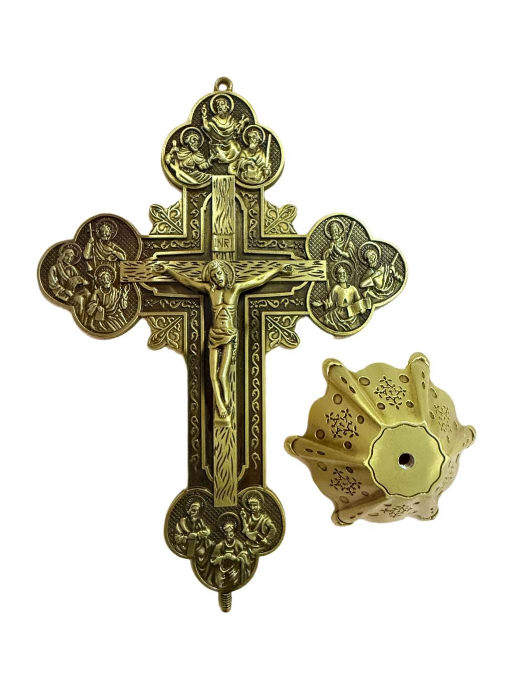 Beautiful Assorted Metal Crucifixes 5 in/9 in/11 in/12 in