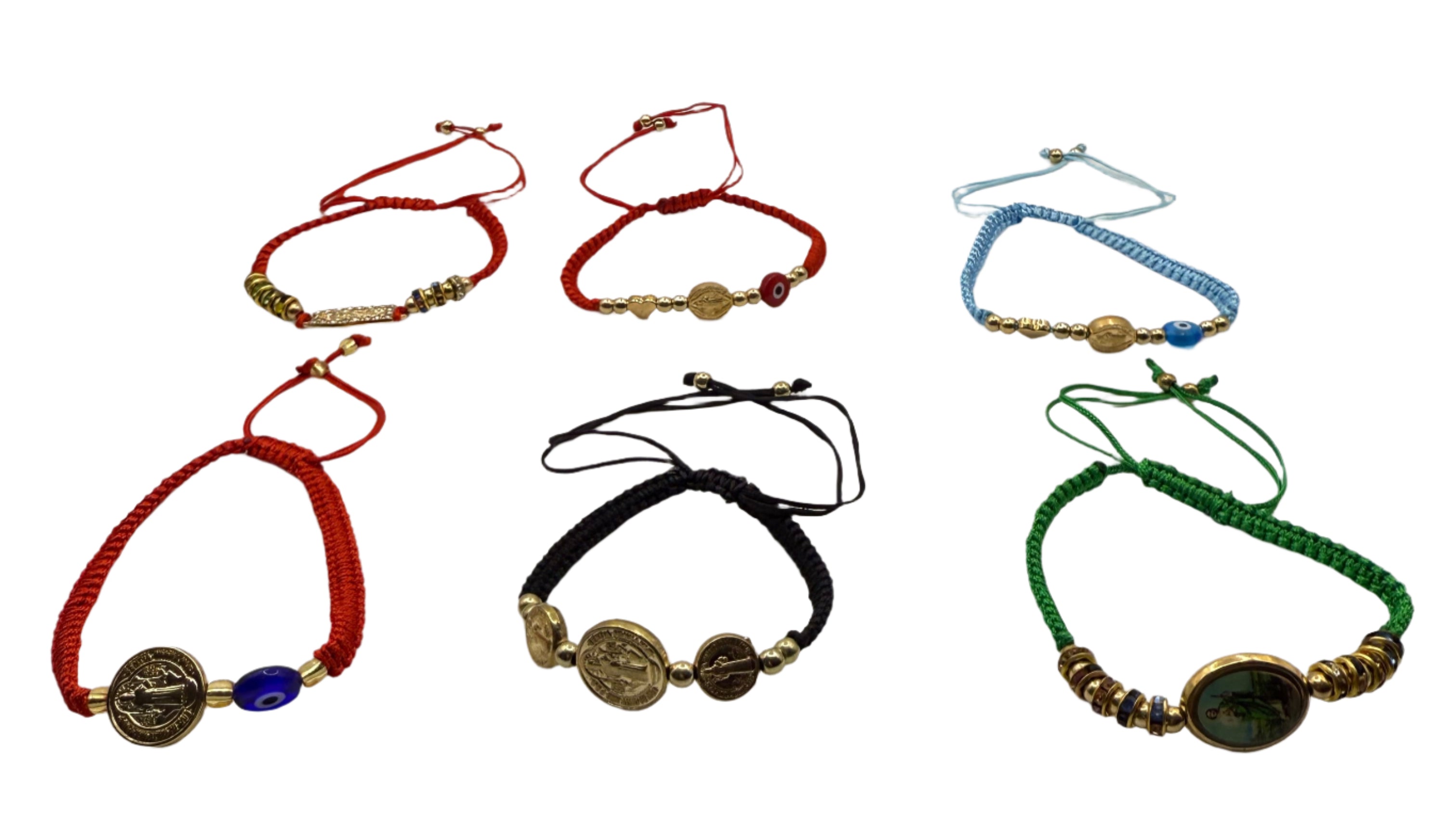 St Jude(Sand Judas)/ St Benedict Bracelets for Protection