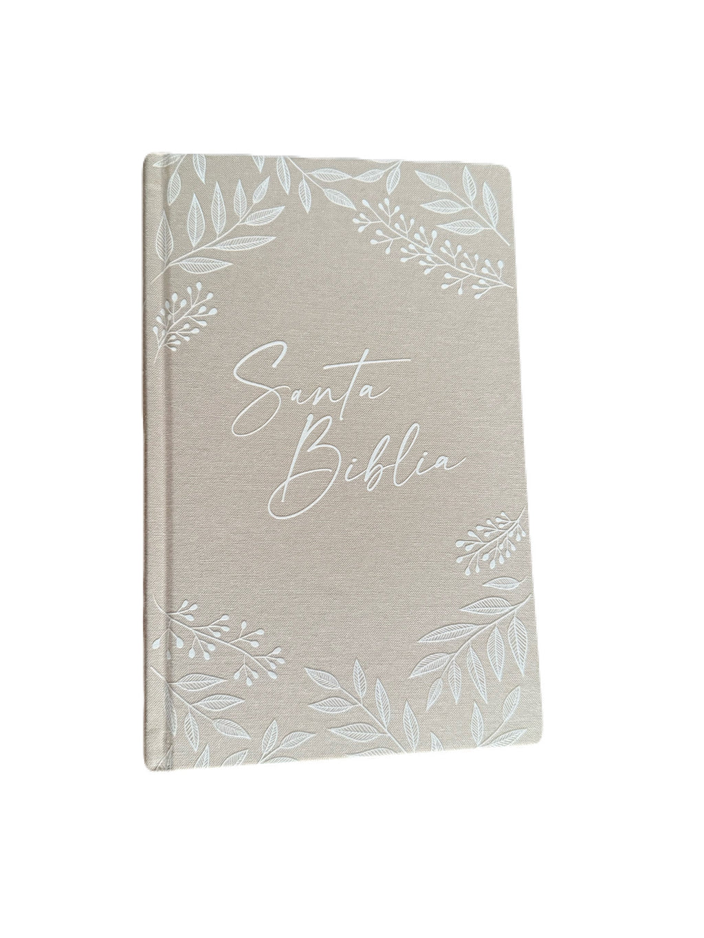 Biblia 10pts Para Bodas Tapa Dura Tela Crema