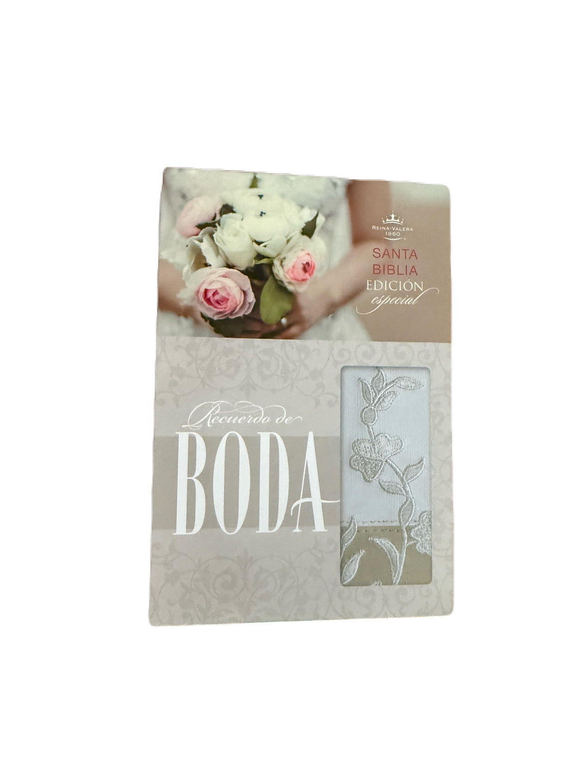 Santa Biblia 8Pts De Boda Blanco/Lino