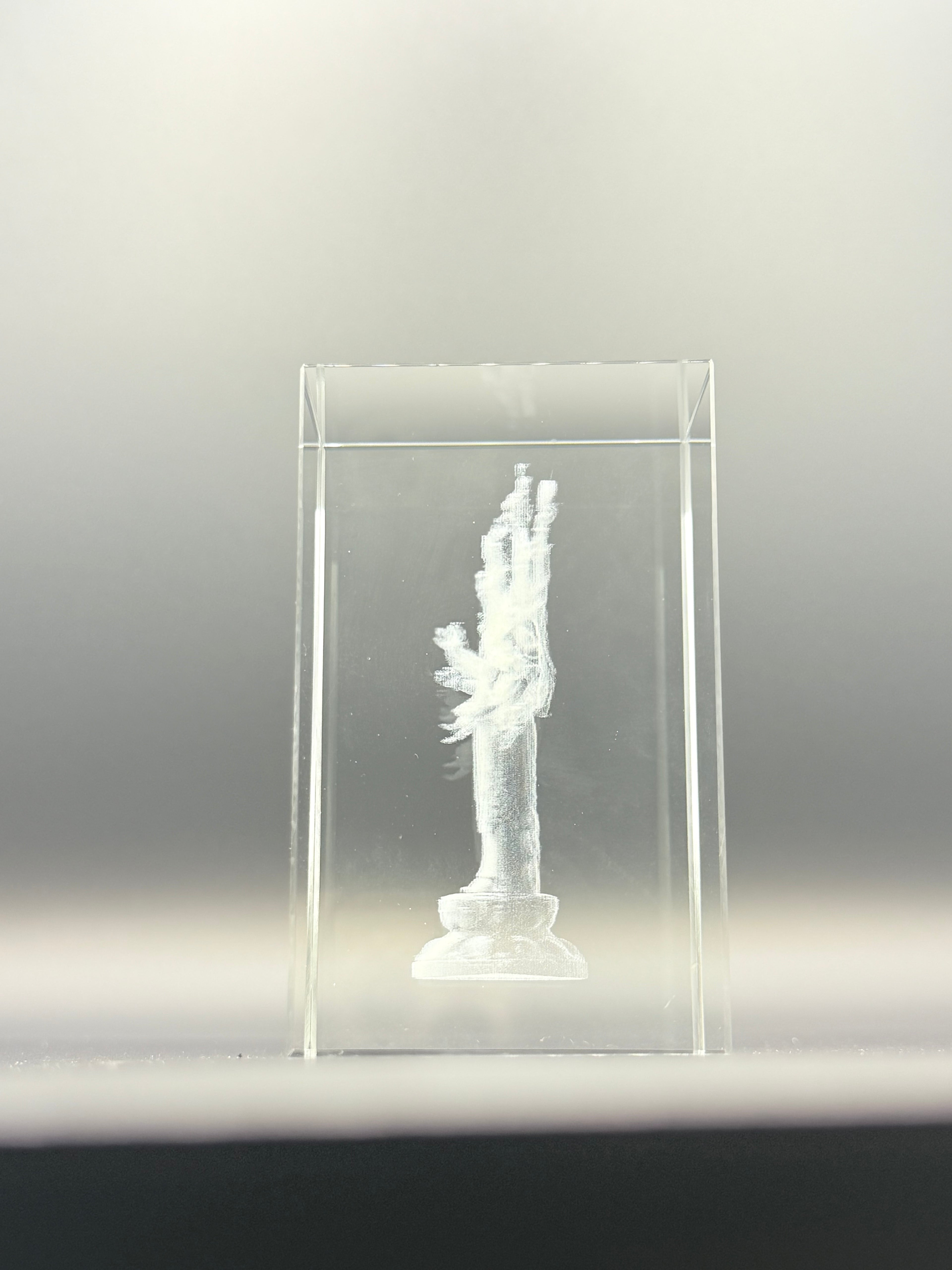 3D Laser Engraving Of The Thousand-Armed Thousand-Eyed Avalokiteśvara/ Guan Yin/ Quan Am