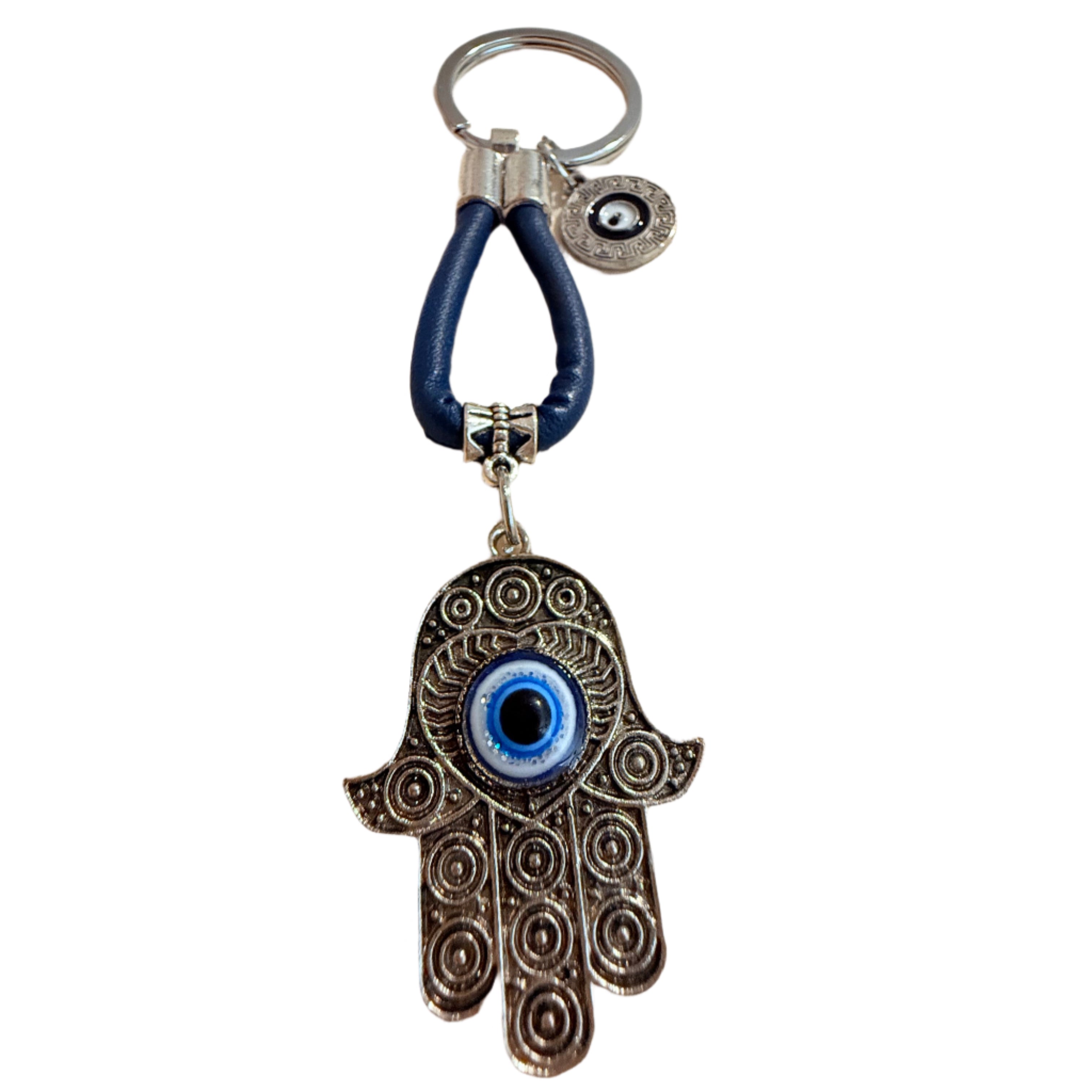 Hamsa Hand Keychain, Evil Eye