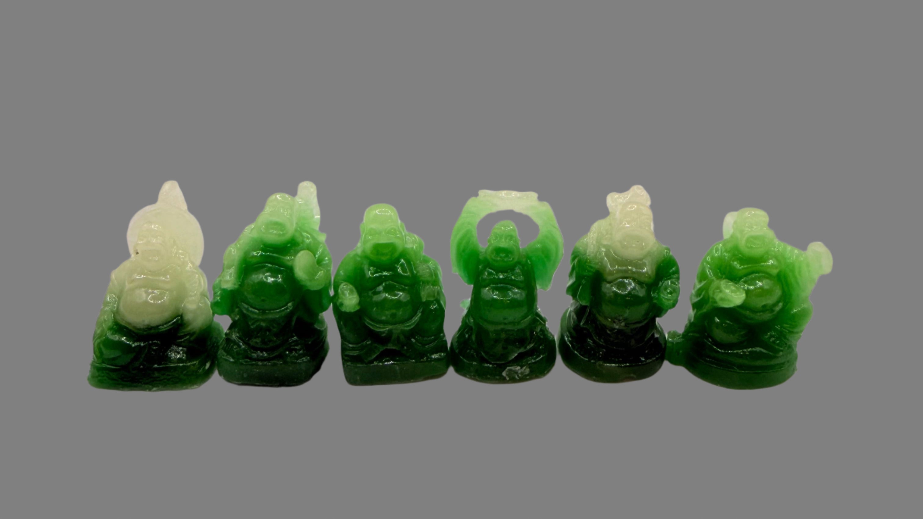 Set of 6 Laughing Buddha/ Lucky Buddha/ Budai