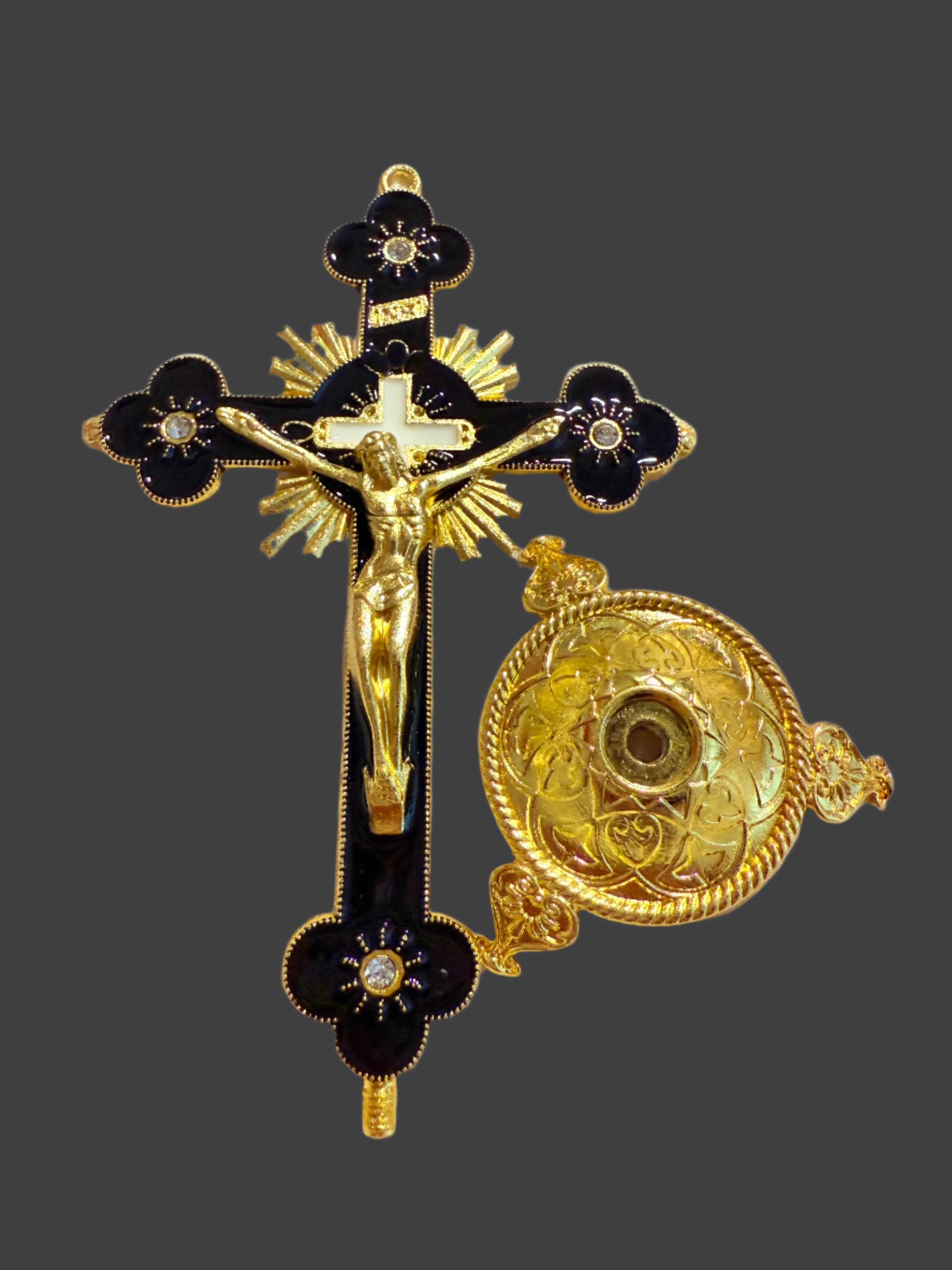 Beautiful Assorted Metal Crucifixes 5 in/9 in/11 in/12 in