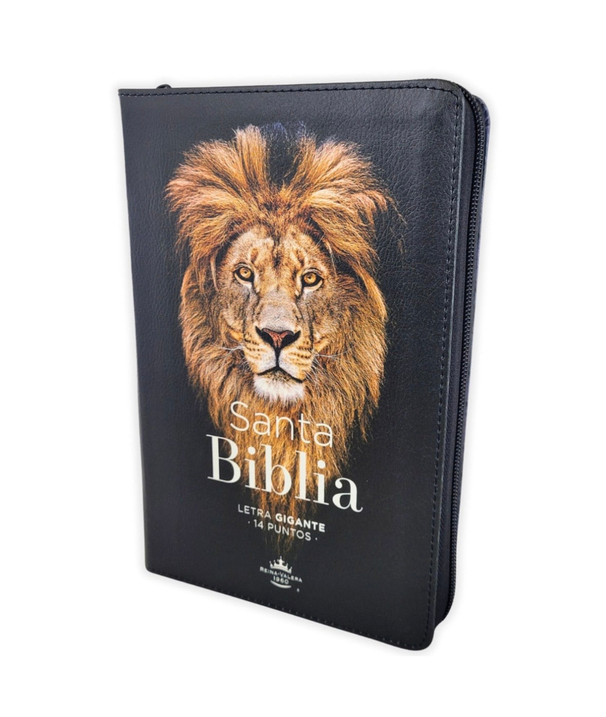 Biblia Letra Gigante 14pts Con Cierre/Index RV1960 Léon De Judá